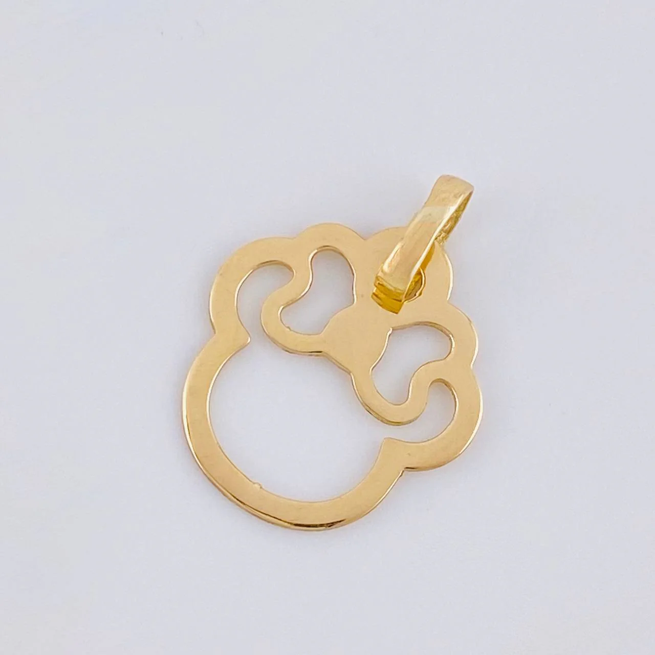 Dije Ratón Con Moño 0.45 g / 1.8 cm Oro Amarillo 18K - Image 5