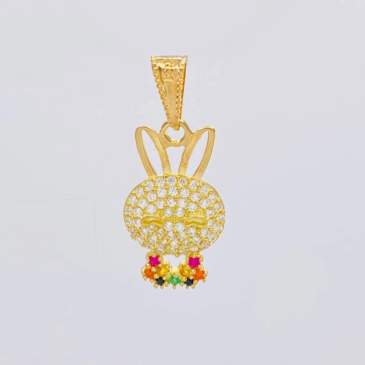 Dije Rostro Conejo 1.4 g / 2.6 cm Oro Amarillo 18K