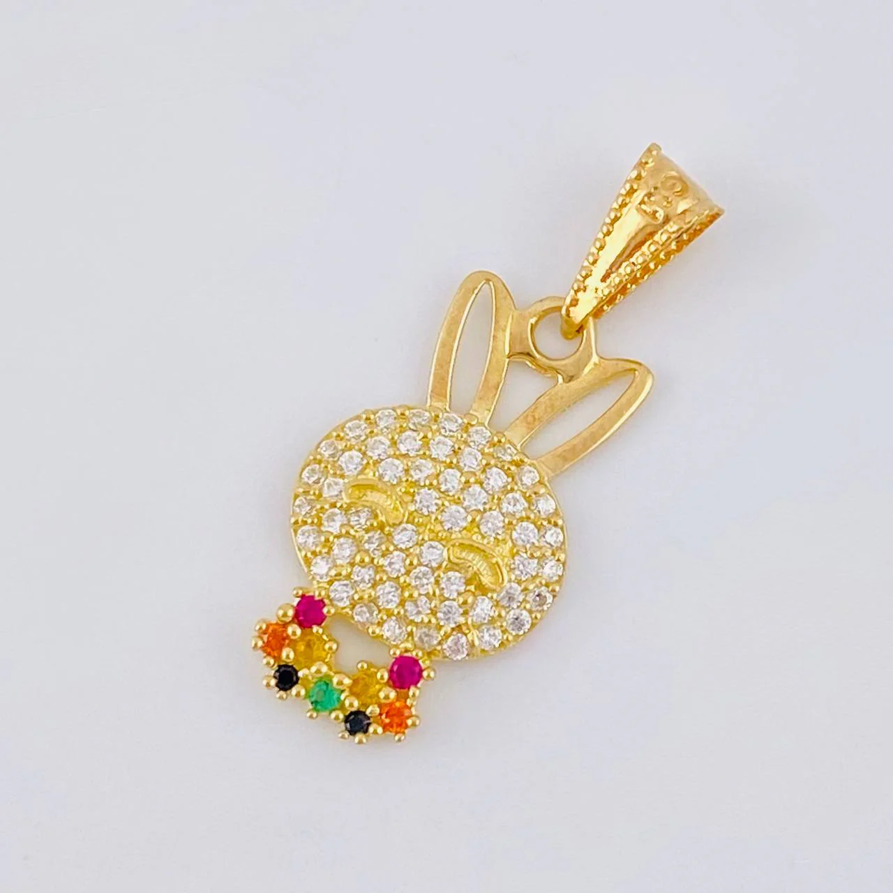 Dije Rostro Conejo 1.4 g / 2.6 cm Oro Amarillo 18K - Image 2