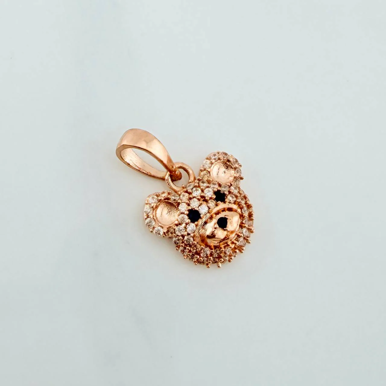 Dije Rostro Oso 1.3 g / 1.5 cm Oro Rosa 18K - Image 2