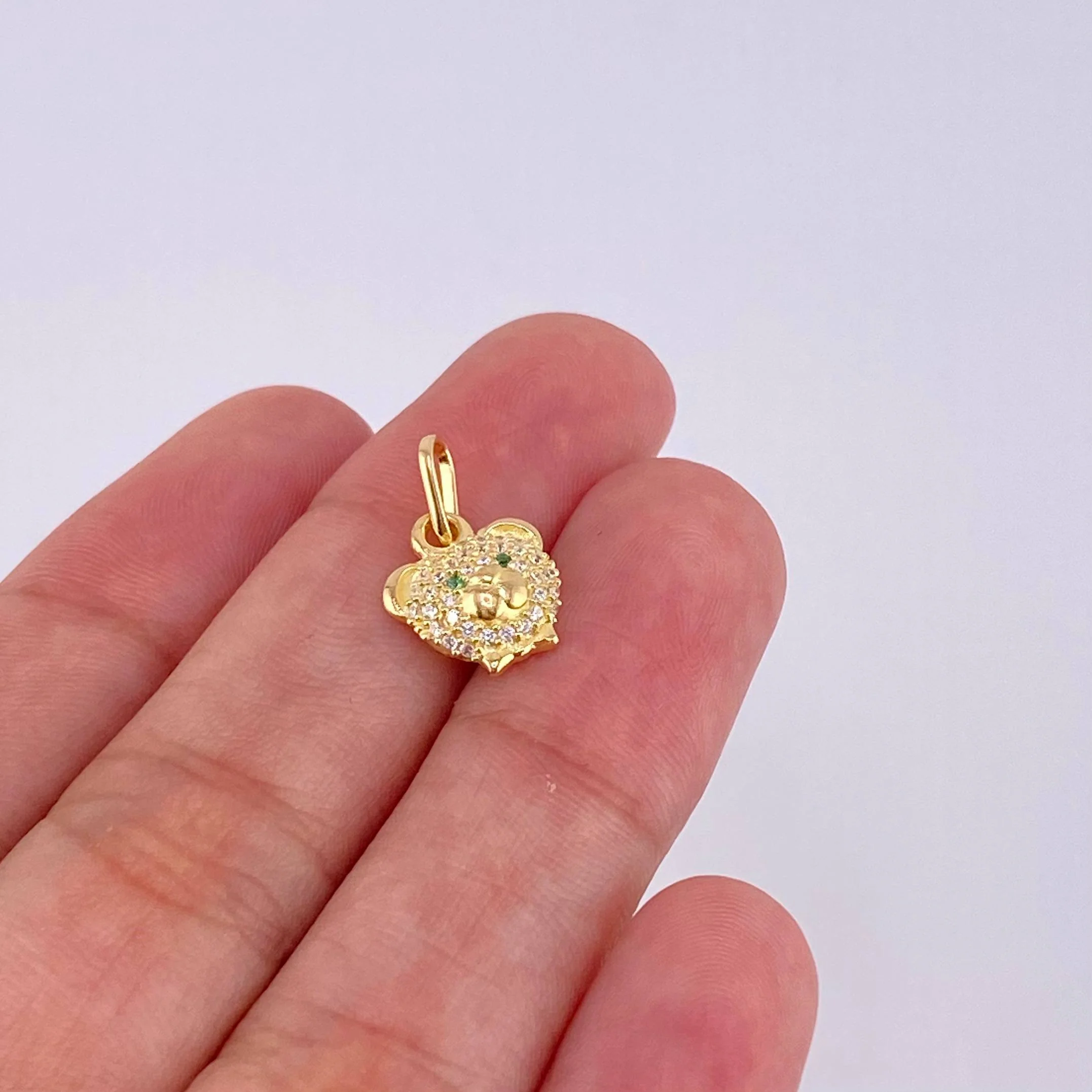 Dije Rostro Oso 1 g / 1.6 cm Oro Amarillo 18K - Image 4
