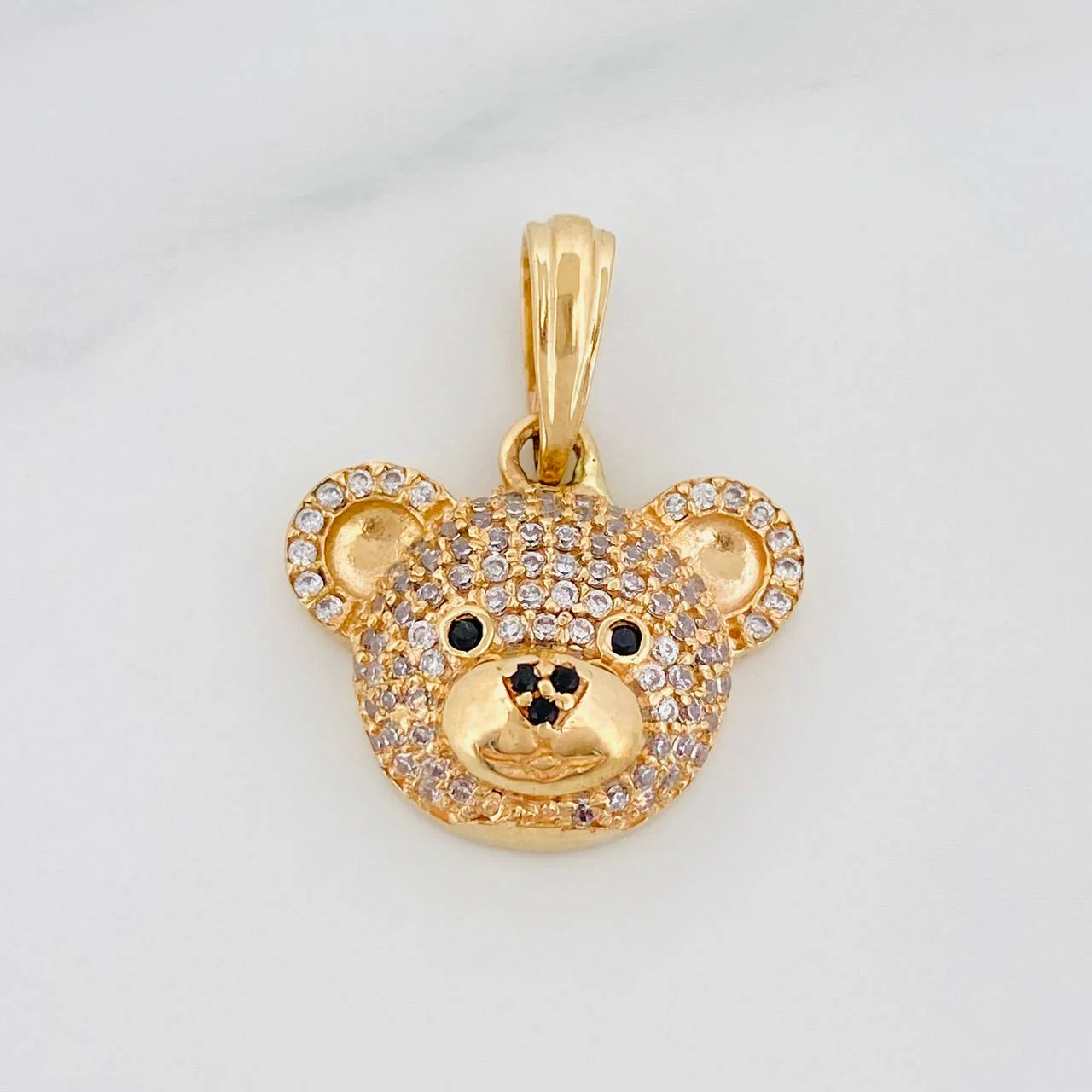 Dije Rostro Oso 2.95 g / 2.05 cm Oro Amarillo 18K