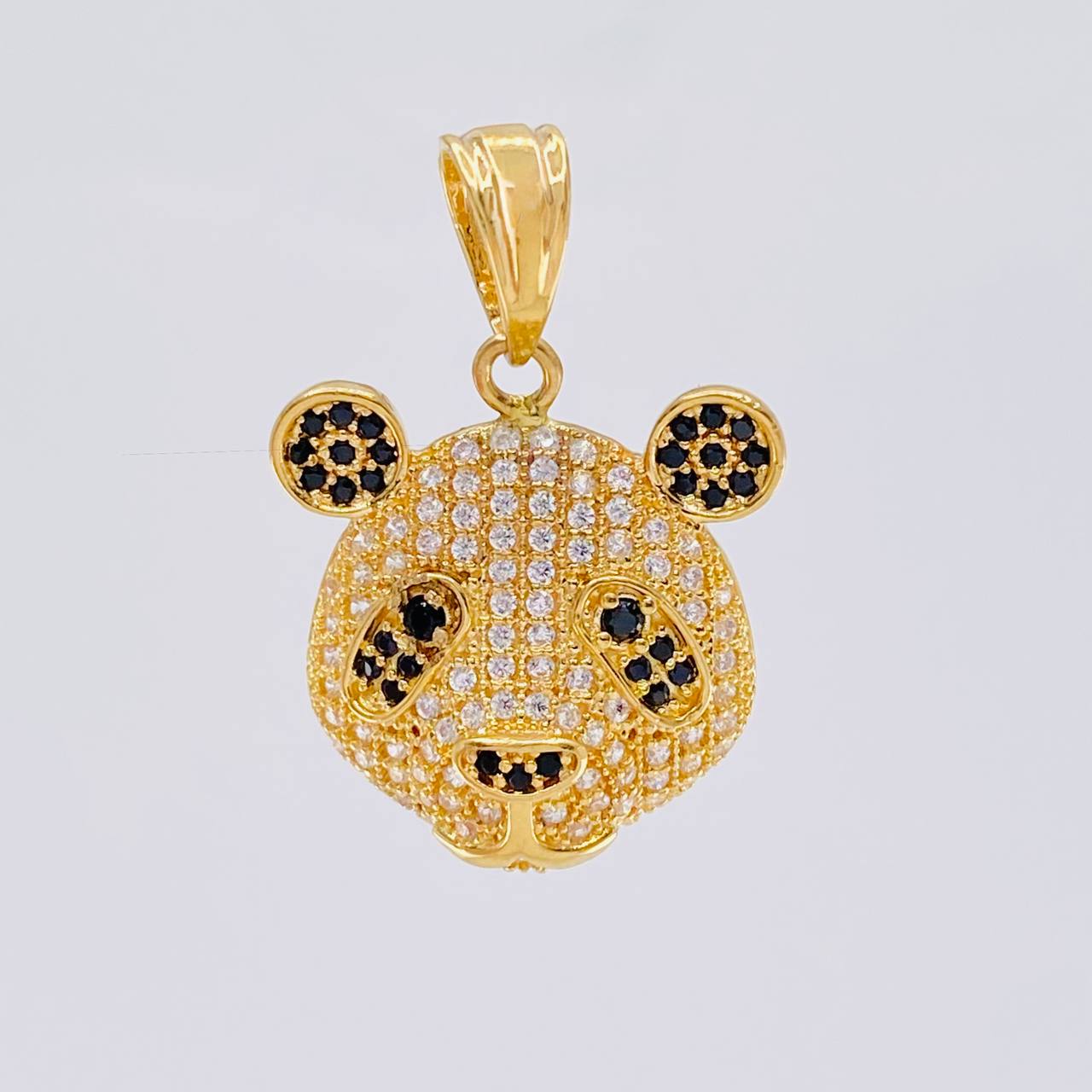 Dije Rostro Oso Panda 4.55 g / 2.6 cm Oro Amarillo 18K - Image 2