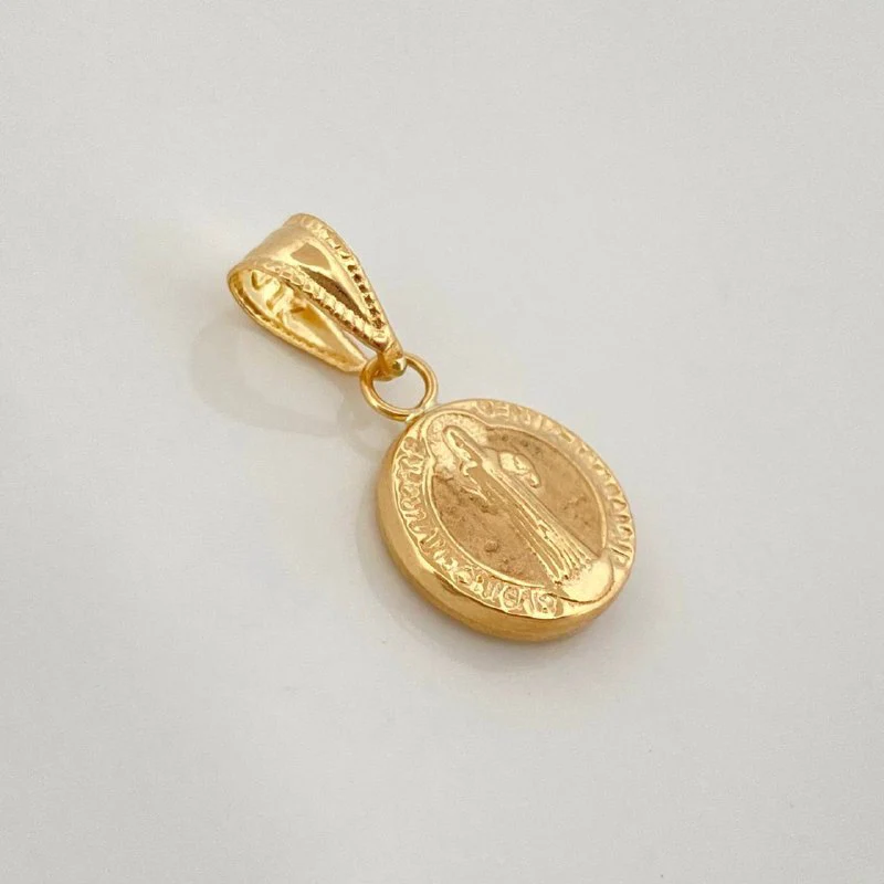 Dije San Benito 0.65gr / 2cm / Oro Amarillo 18K - Image 2