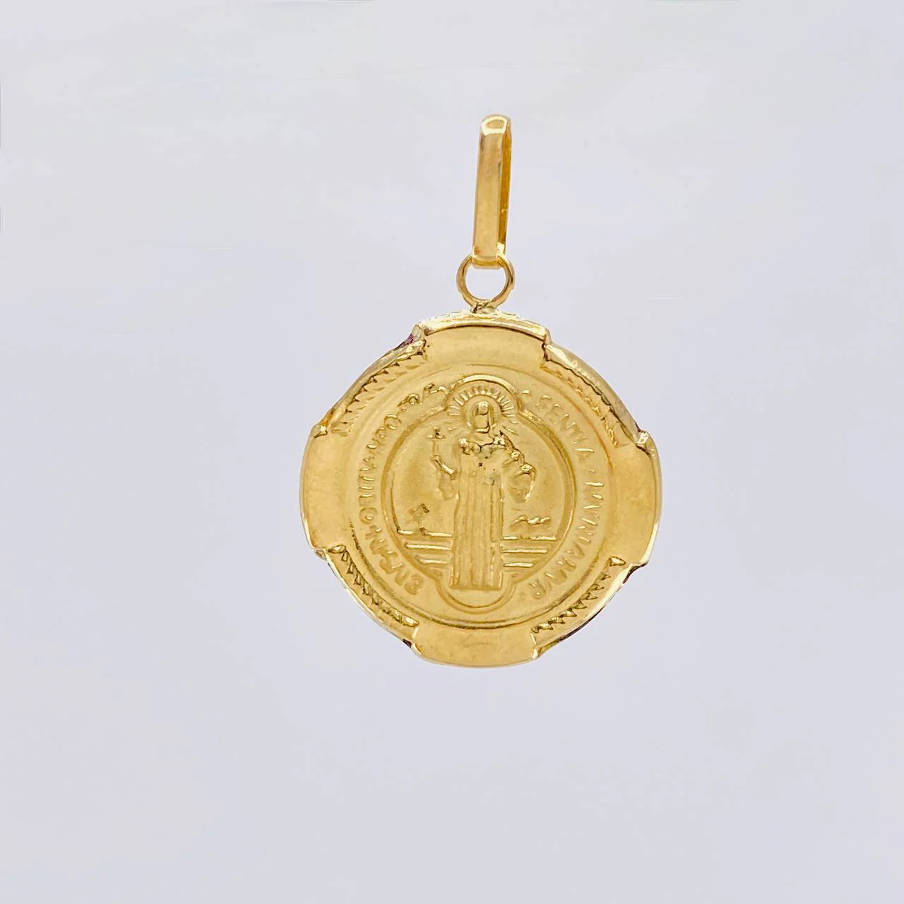 Dije San Benito 1.3 g / 2.7 cm Oro Amarillo 18K - Image 2