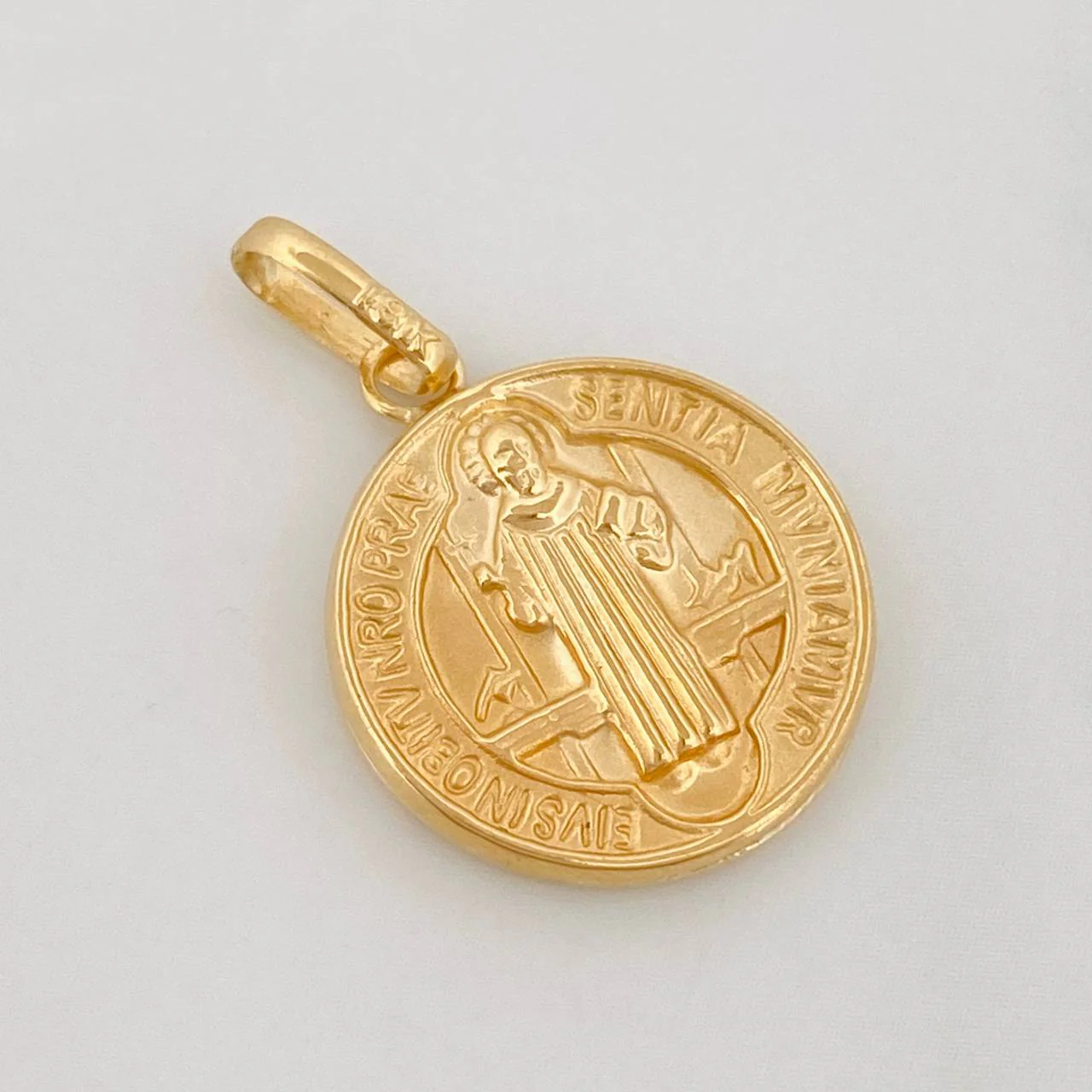 Dije San Benito 1.4g / 2.05cm Oro Amarillo 18K - Image 2