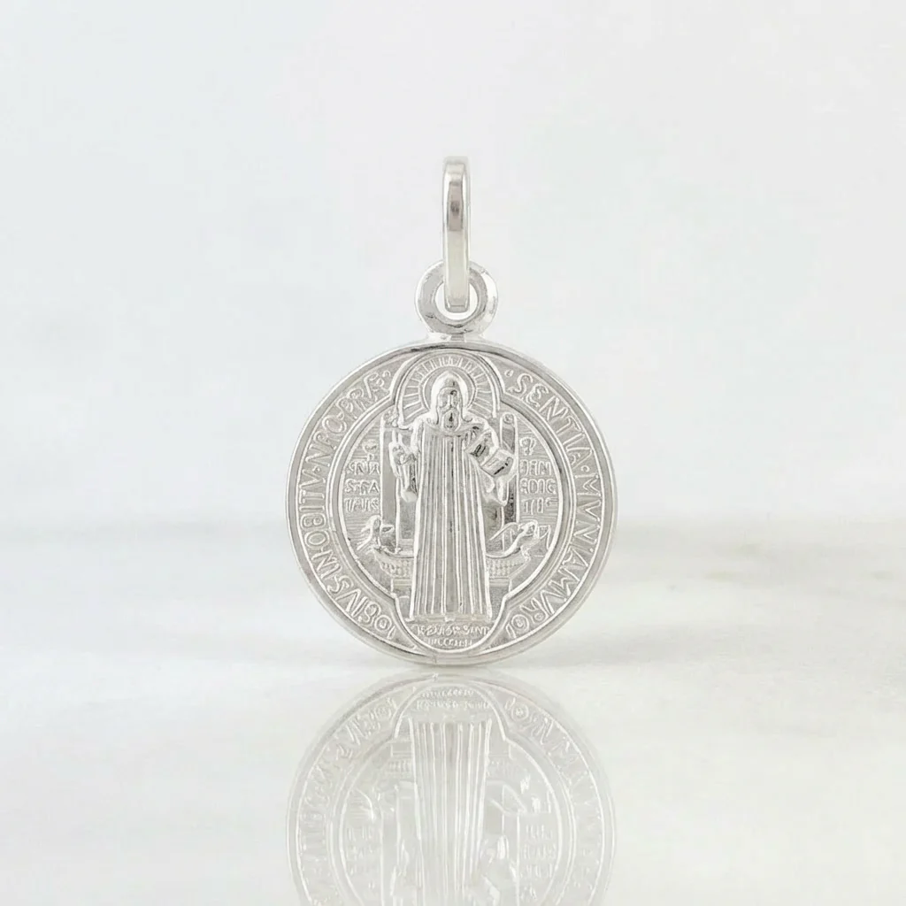 Dije San Benito 2 g / 2.3 cm Plata 925