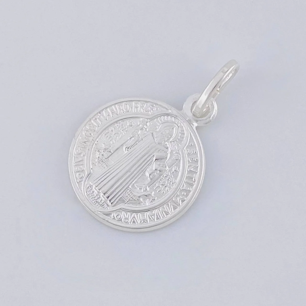 Dije San Benito 2 g / 2.3 cm Plata 925 - Image 5