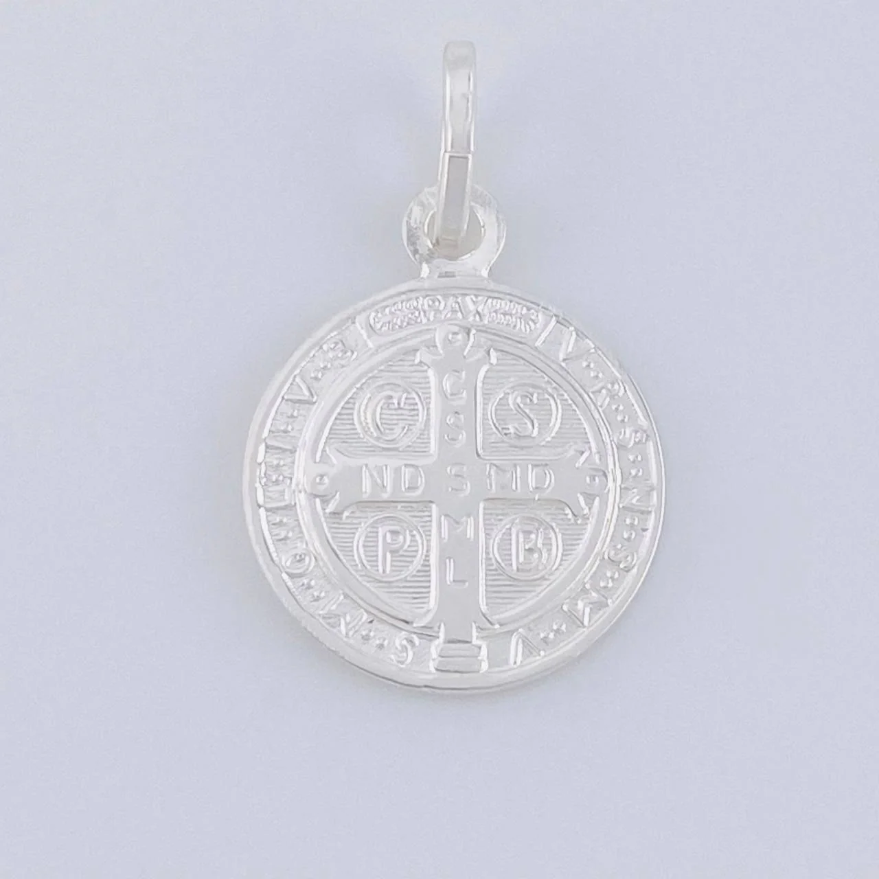 Dije San Benito 2 g / 2.3 cm Plata 925 - Image 7