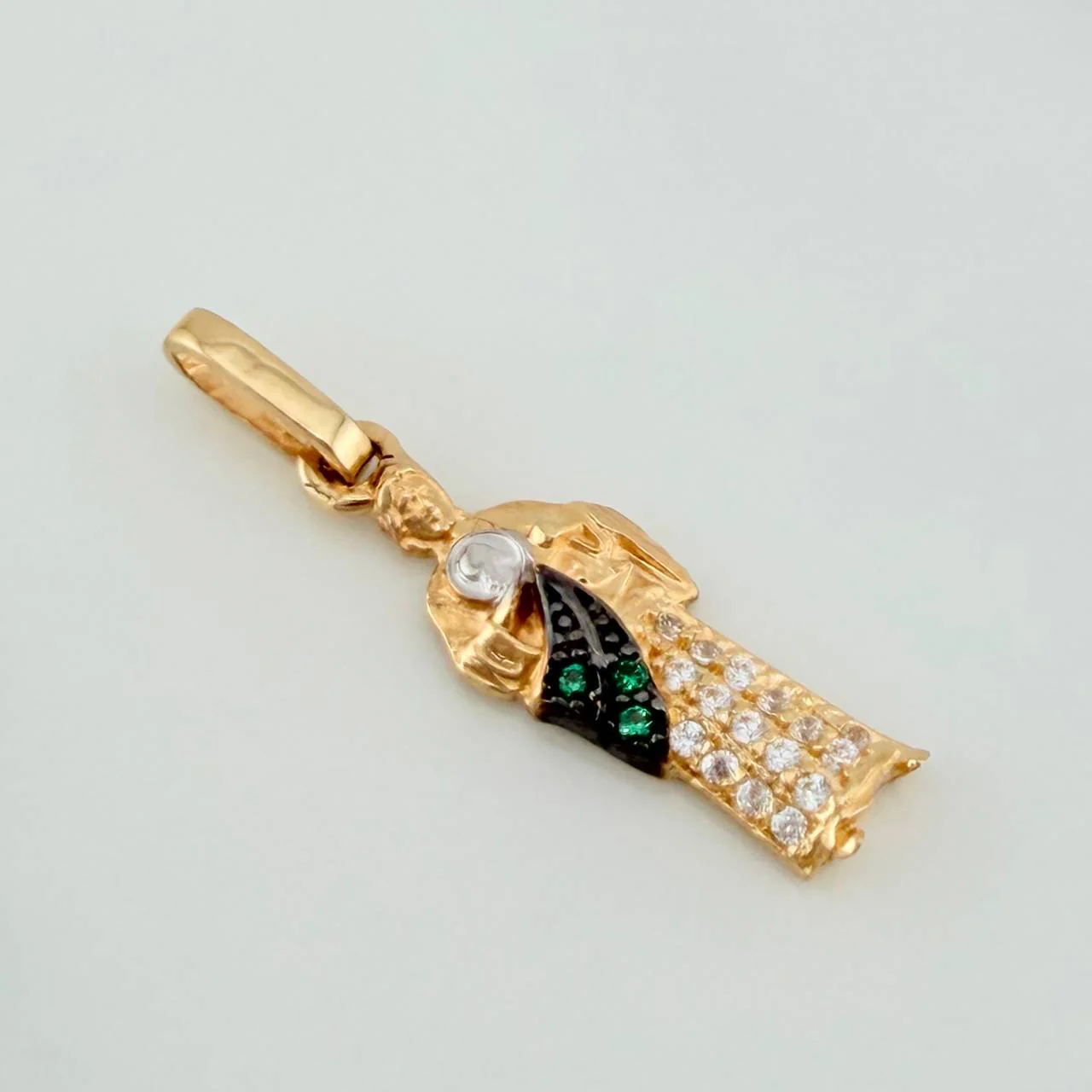 Dije San Judas Tadeo 1.1gr / 2.5cm / Tres Oros 18K & - Image 2