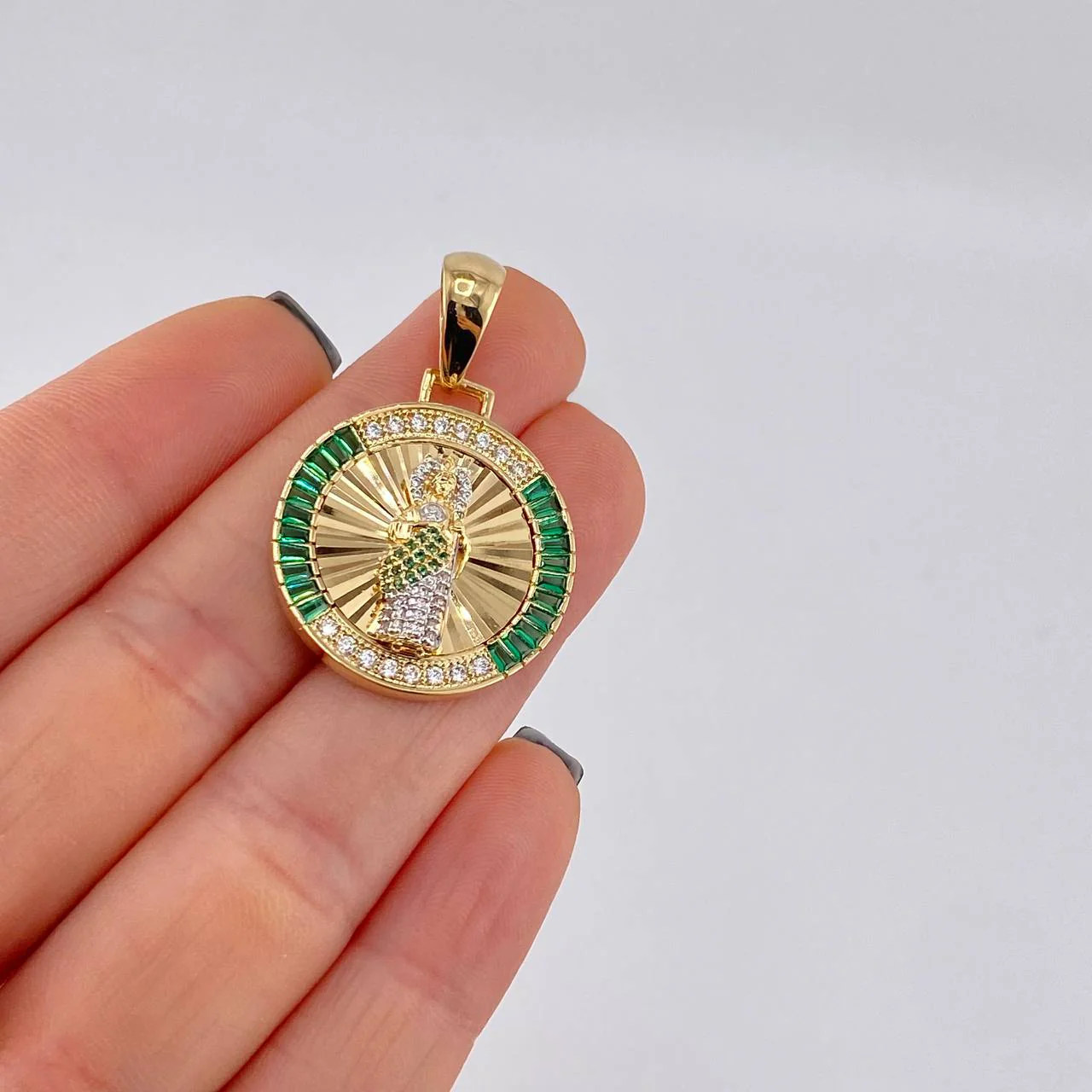 Dije San Judas Tadeo 6.35 g / 3.4 cm Oro Amarillo 18K - Image 2