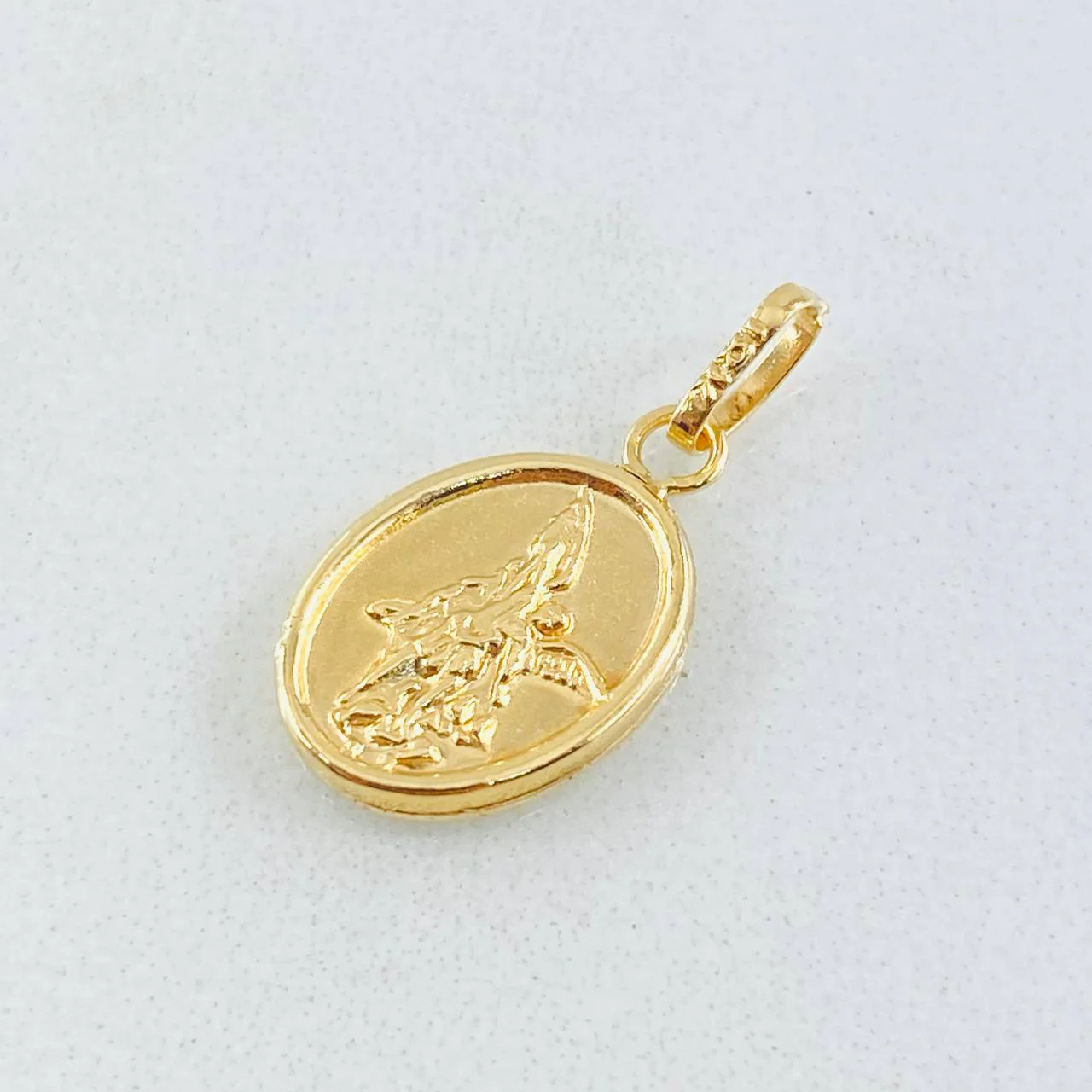 Dije San Miguel Arcangel 0.9g / 2.5cm Oro Amarillo 18K - Image 2