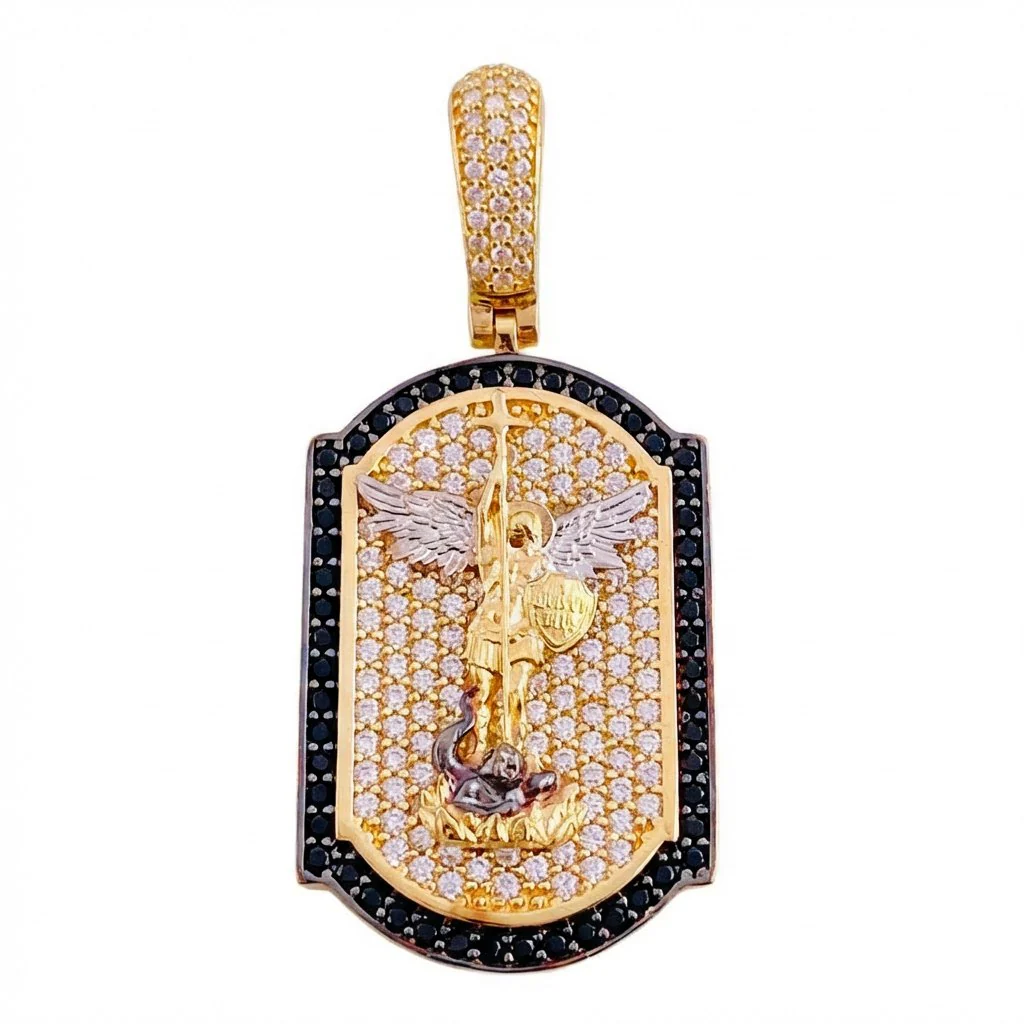 Dije San Miguel Arcangel 8.45 g / 4.4 cm Oro Amarillo 18K
