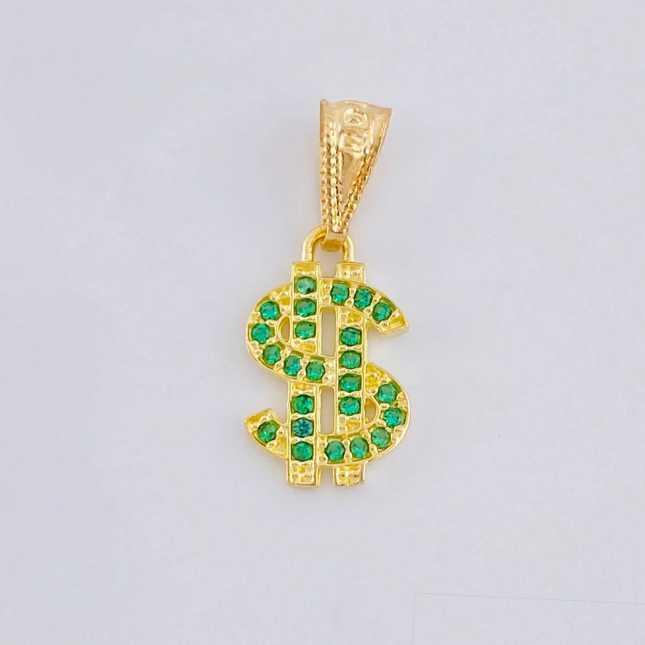 Dije Signo Dolar 0.65 g / 1.8 cm Oro Amarillo 18K