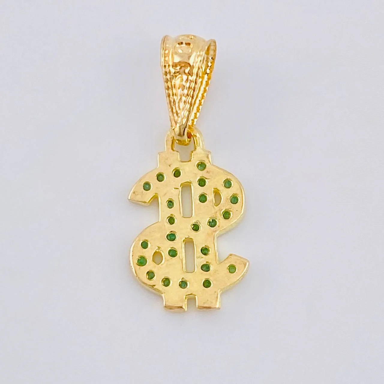 Dije Signo Dolar 0.65 g / 1.8 cm Oro Amarillo 18K - Image 4