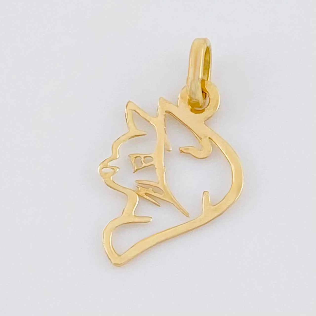 Dije Silueta De Zorro 0.3 g / 1.6 cm Oro Amarillo 18K - Image 4