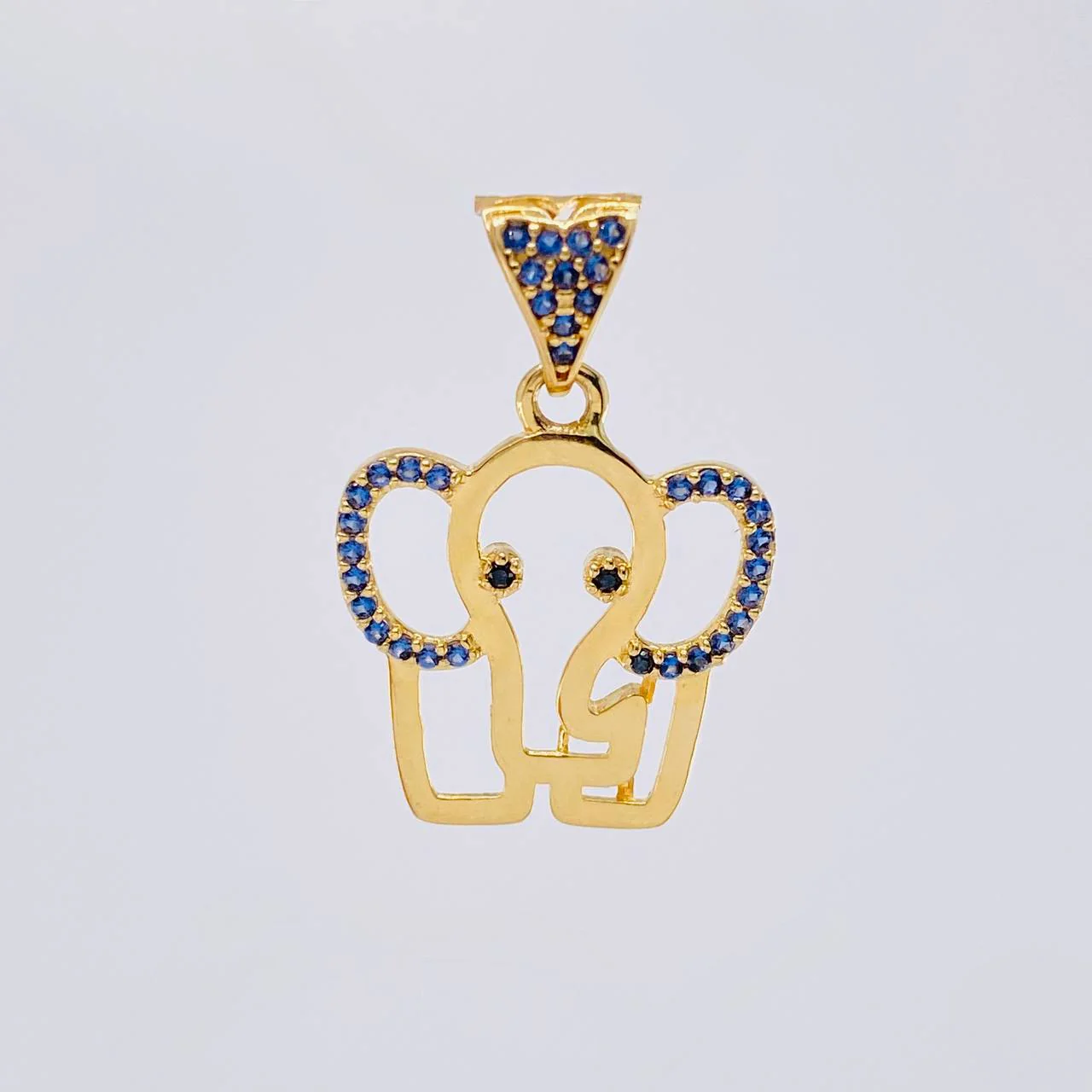 Dije Silueta Elefante 2.15 g / 2.5 cm Oro Amarillo 18K - Image 3