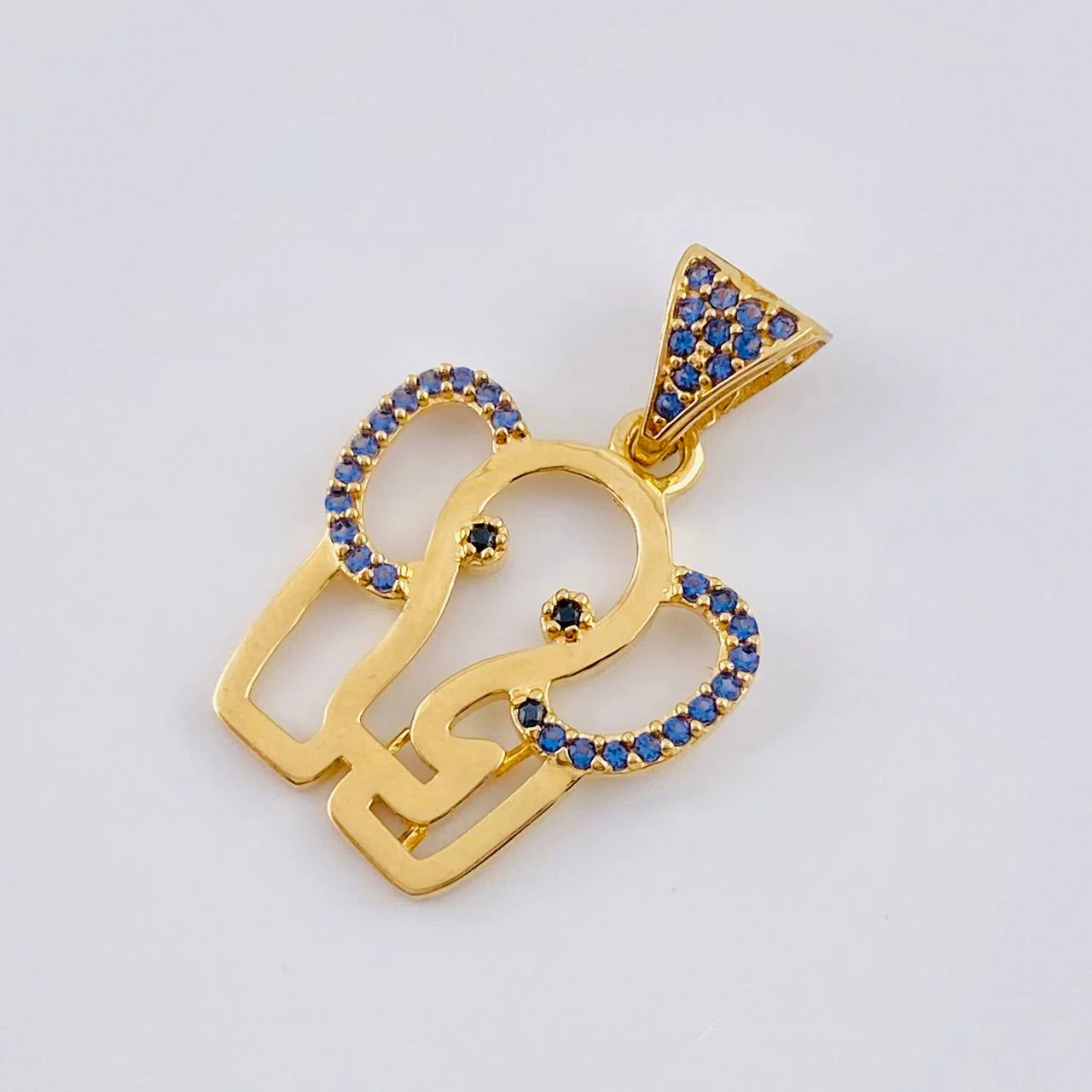 Dije Silueta Elefante 2.15 g / 2.5 cm Oro Amarillo 18K - Image 4
