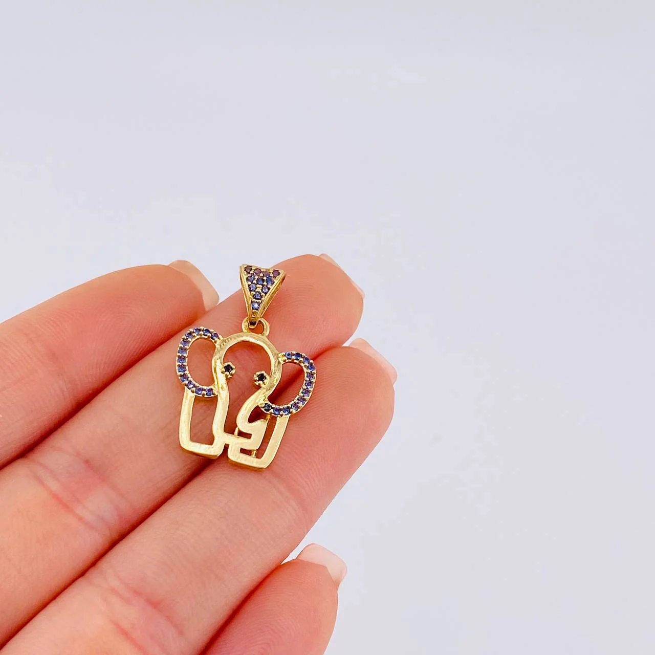 Dije Silueta Elefante 2.15 g / 2.5 cm Oro Amarillo 18K - Image 5
