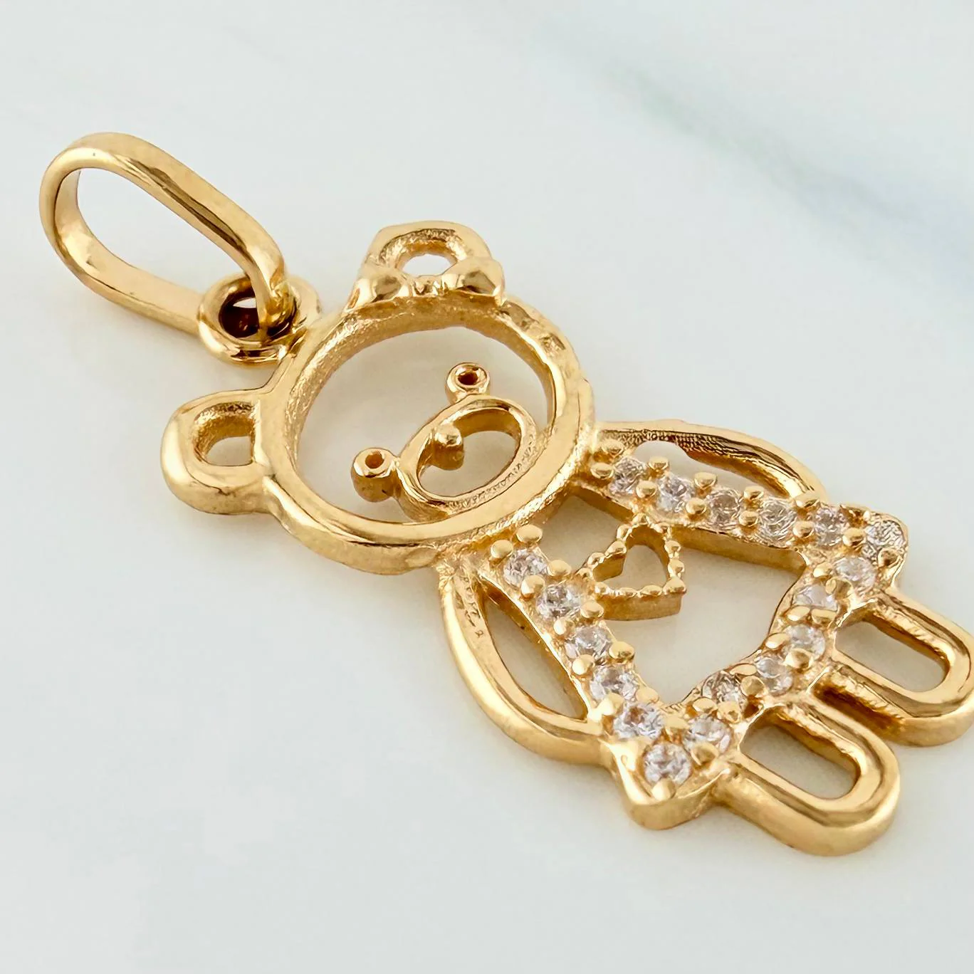 Dije Silueta Oso 1.3 g / 2.5 cm Oro Amarillo 18K - Image 3