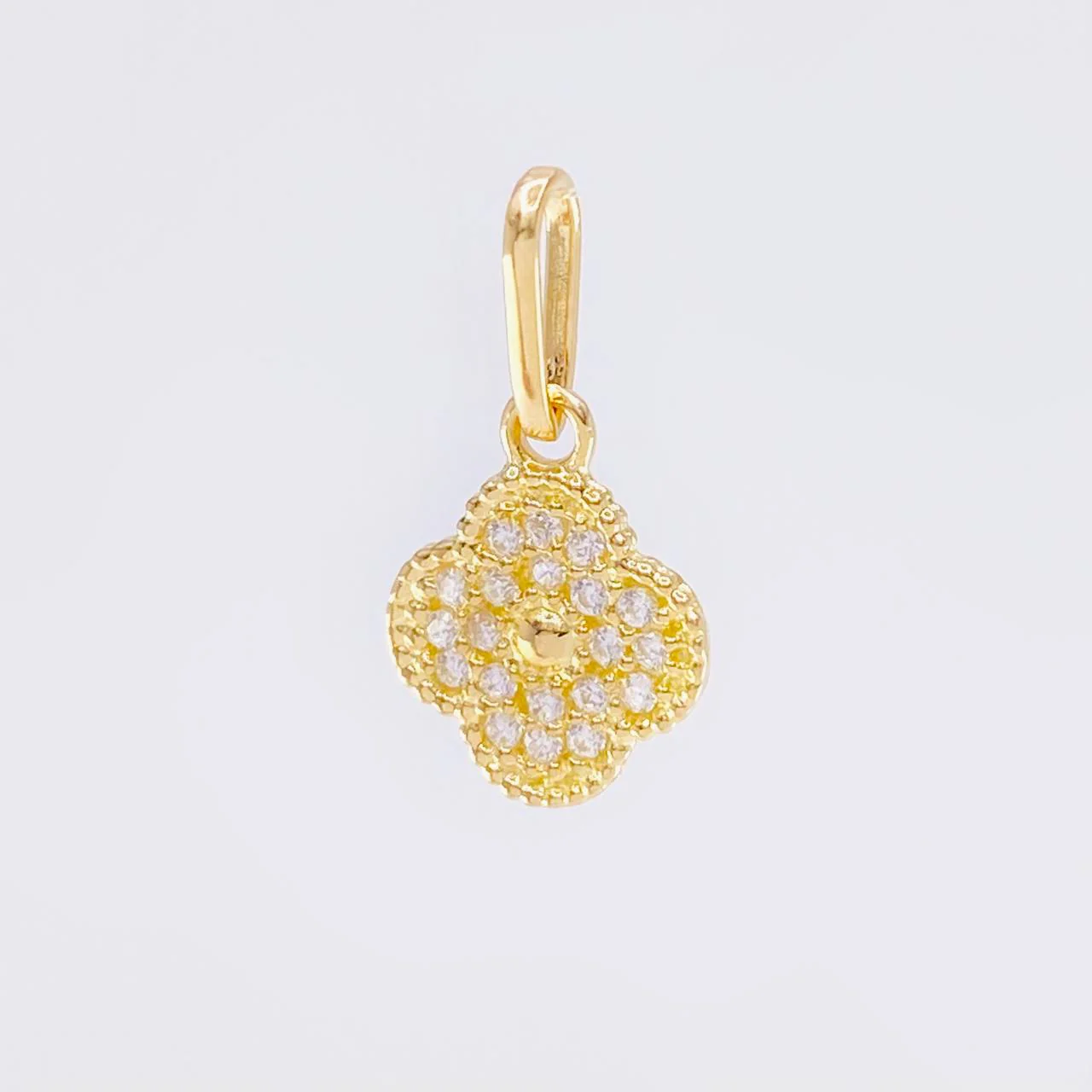 Dije Trébol 0.8 g / 1.5 cm Oro Amarillo 18K - Image 3