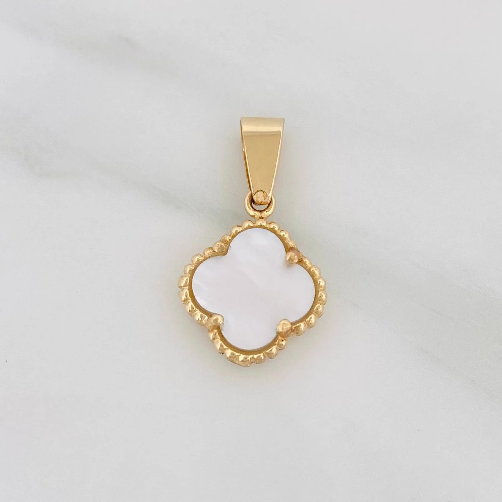 Dije Trébol 1.55 g / 2.1 cm Oro Amarillo 18K