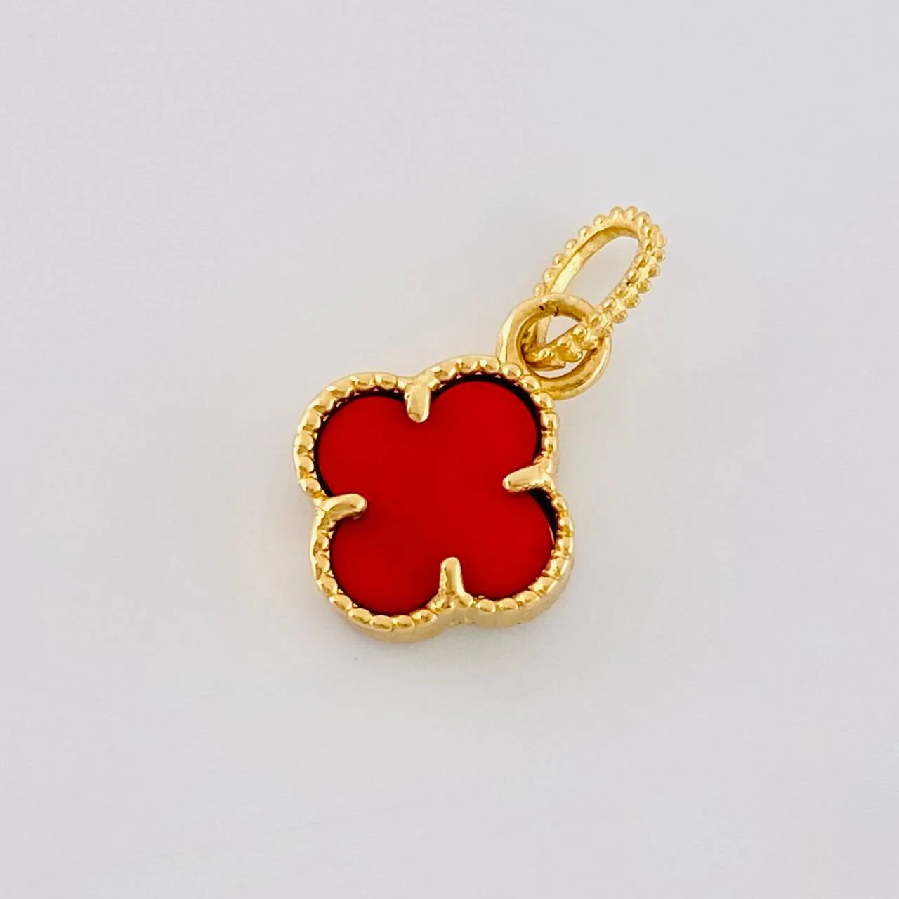 Dije Trebol 1 g / 1.6 cm Oro Amarillo 18K - Image 2