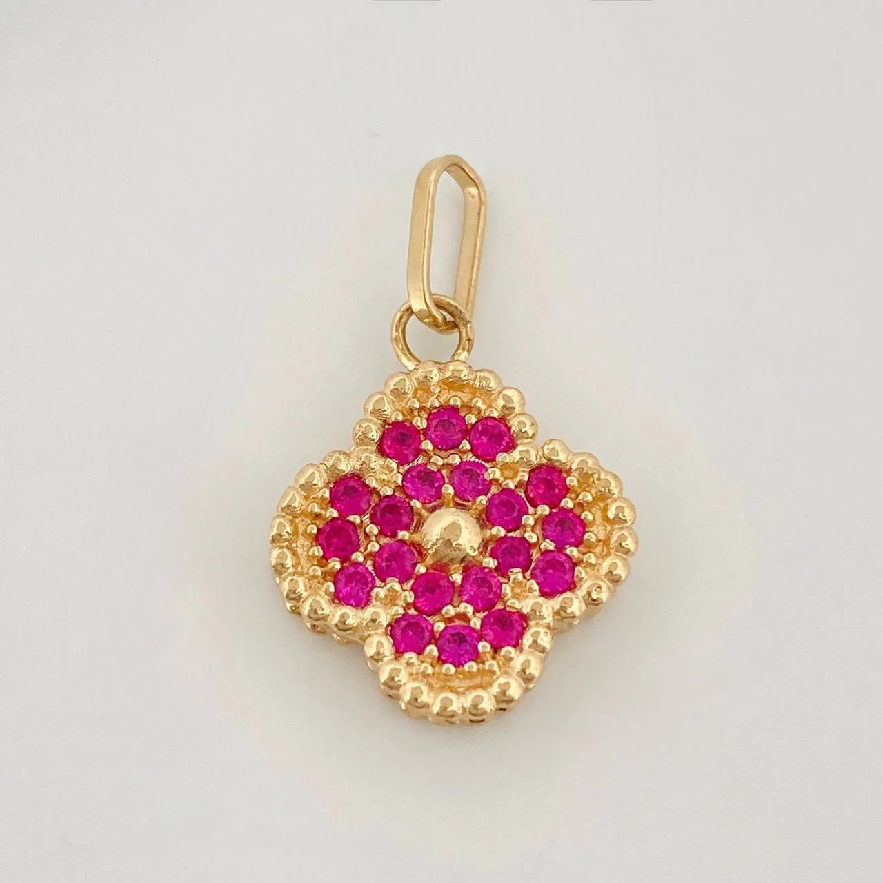 Dije Trebol 2.75 g / 2.2 cm Oro Amarillo 18K