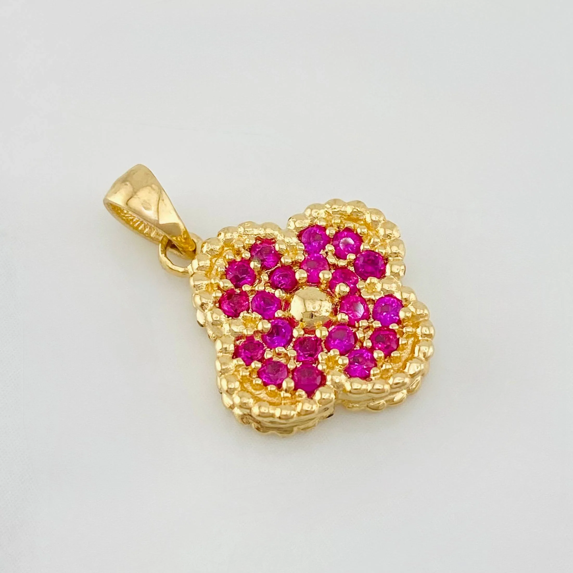 Dije Trebol 2.9 g / 2 cm Oro Amarillo 18K - Image 2