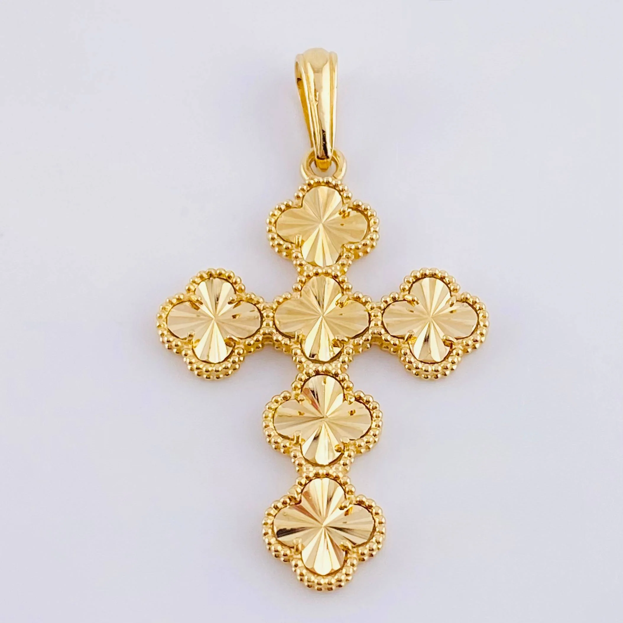 Dije Trebol 6.35gr / 5cm / Oro Amarillo Nac.Esp. 18K *