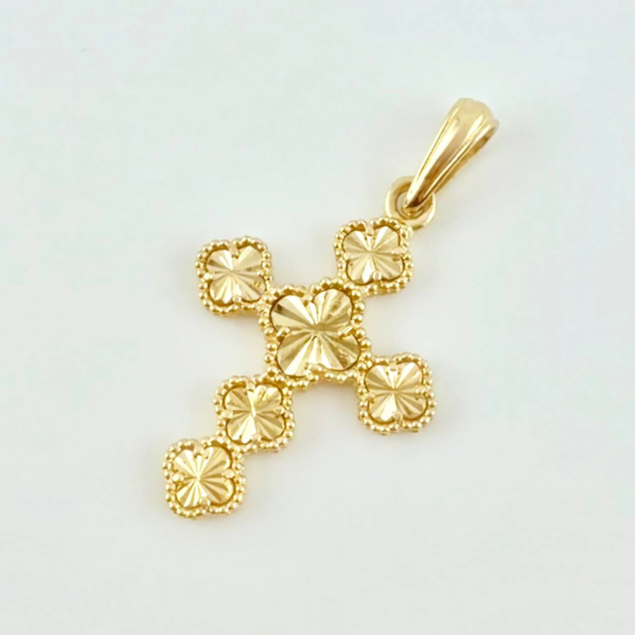 Dije Trebol Dorado 2.5 g / 3.3 cm Oro Amarillo 18K - Image 4