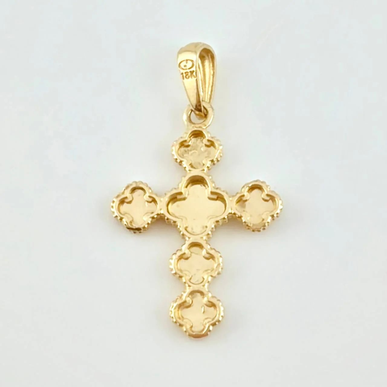 Dije Trebol Dorado 2.6 g / 3.3 cm Oro Amarillo 18K - Image 6