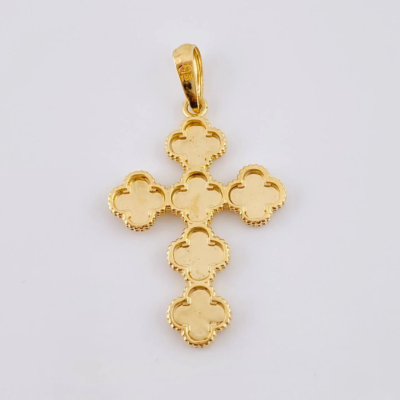 Dije Trebol Dorado 6.55 g / 5 cm Oro Amarillo 18K - Image 4