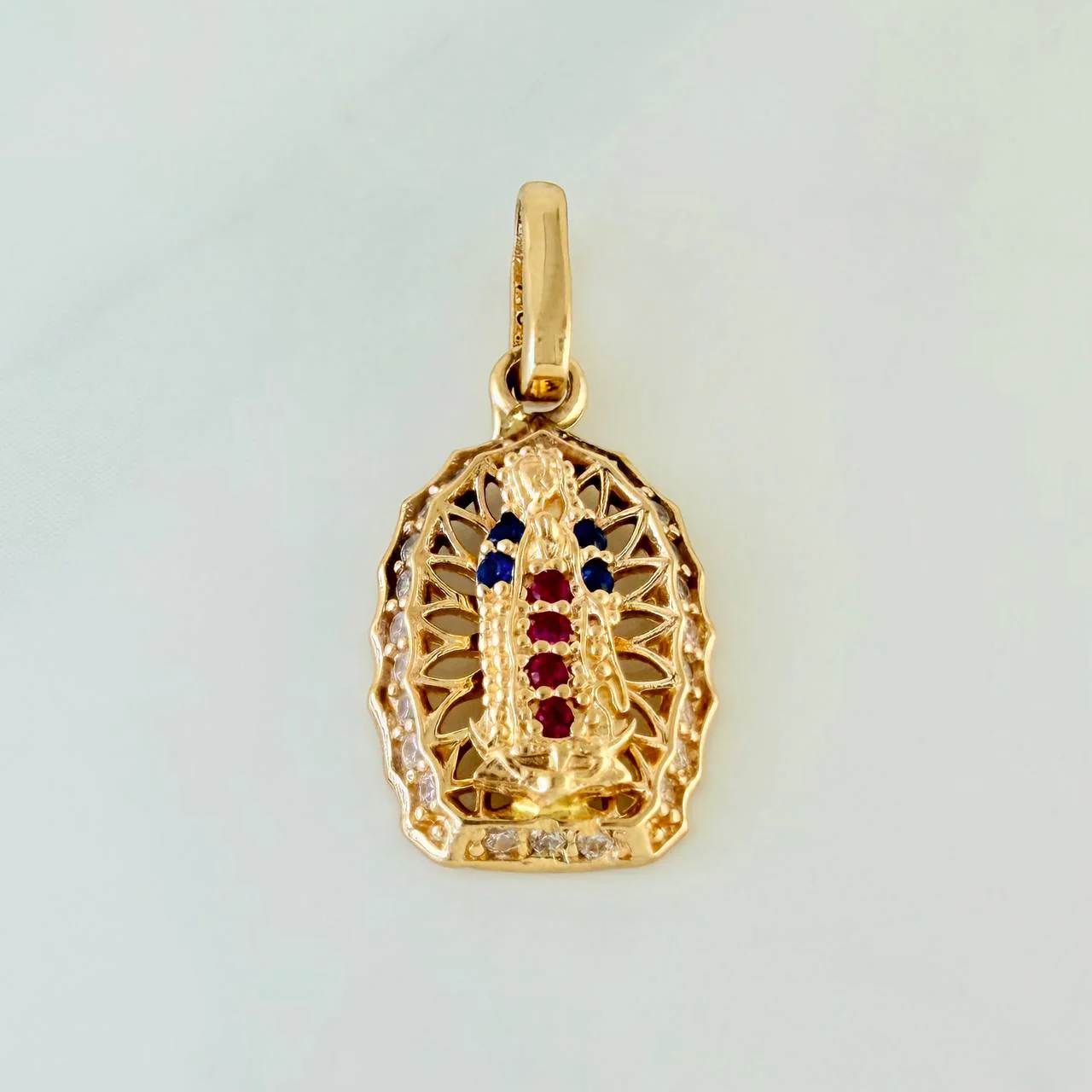 Dije Virgen de Guadalupe 1.35gr / 2cm / Oro Amarillo 18K %