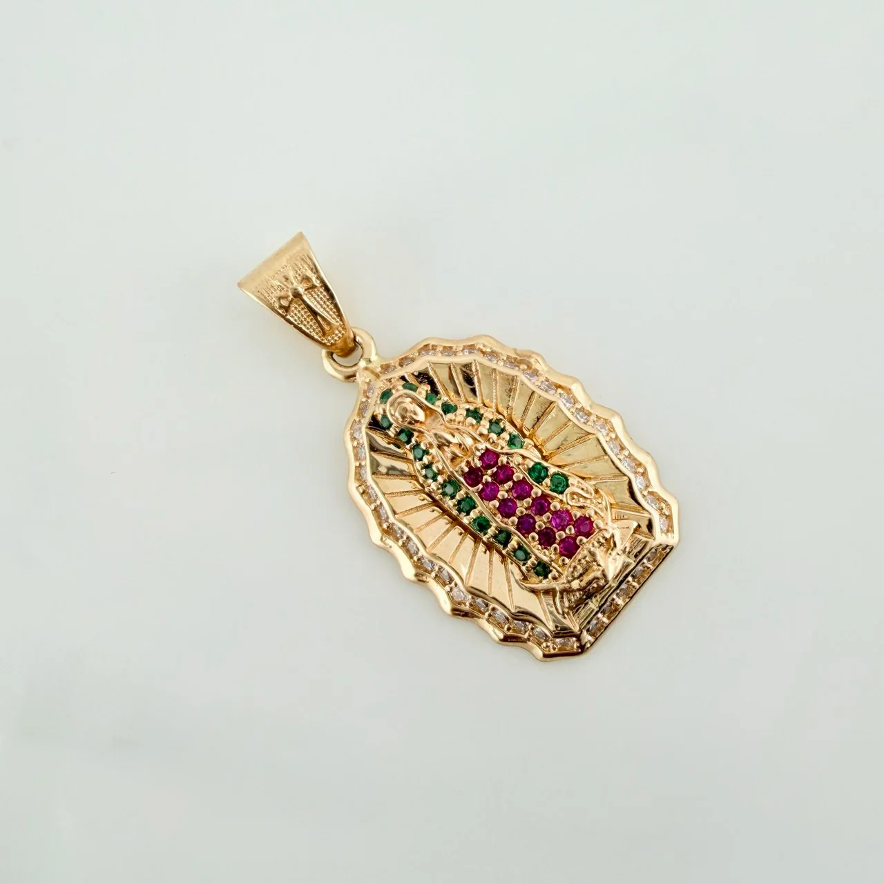 Dije Virgen de Guadalupe 3.15gr / 3cm / Oro Amarillo 18K % - Image 2