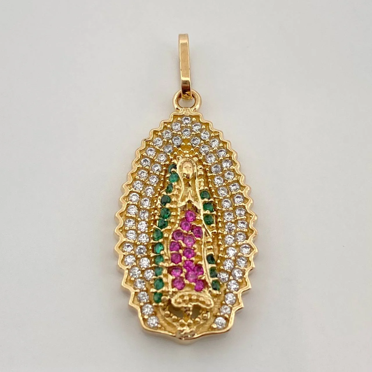 Dije Virgen De Guadalupe 3.45gr / 3cm / Oro Amarillo 18K