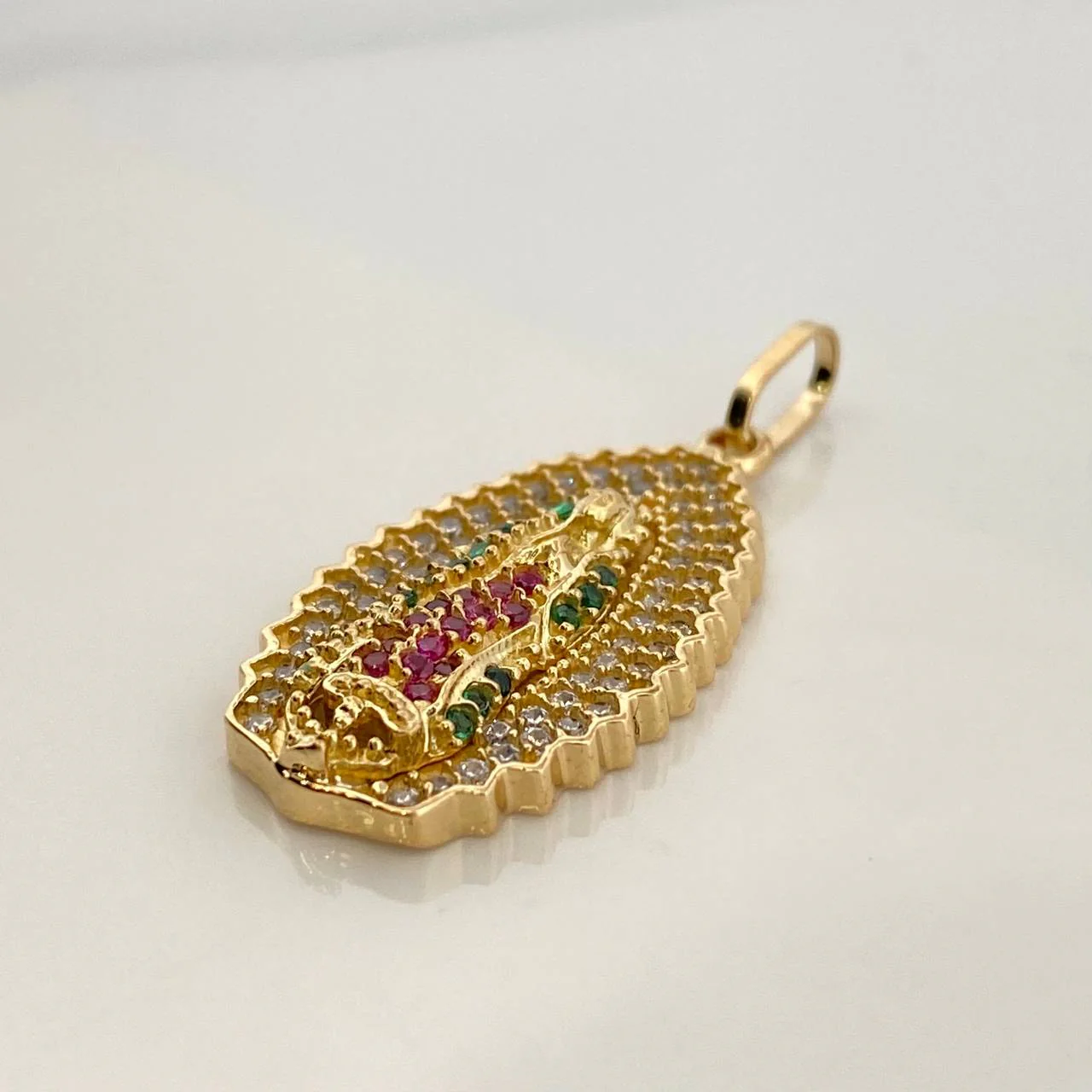 Dije Virgen De Guadalupe 3.45gr / 3cm / Oro Amarillo 18K - Image 3