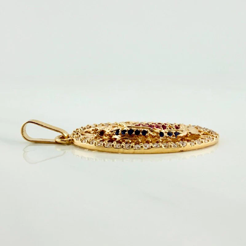Dije Virgen De Guadalupe 3.55 g / 3.7 cm Oro Amarillo 18K - Image 3