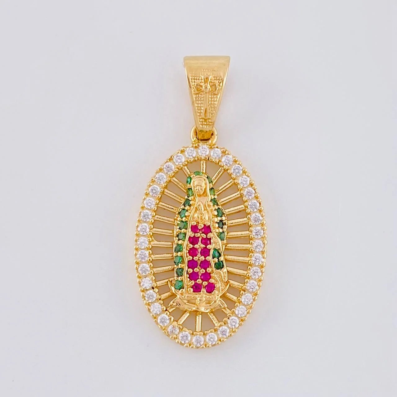 Dije Virgen de guadalupe 3.65g / 3.2cm Oro Amarillo 18K