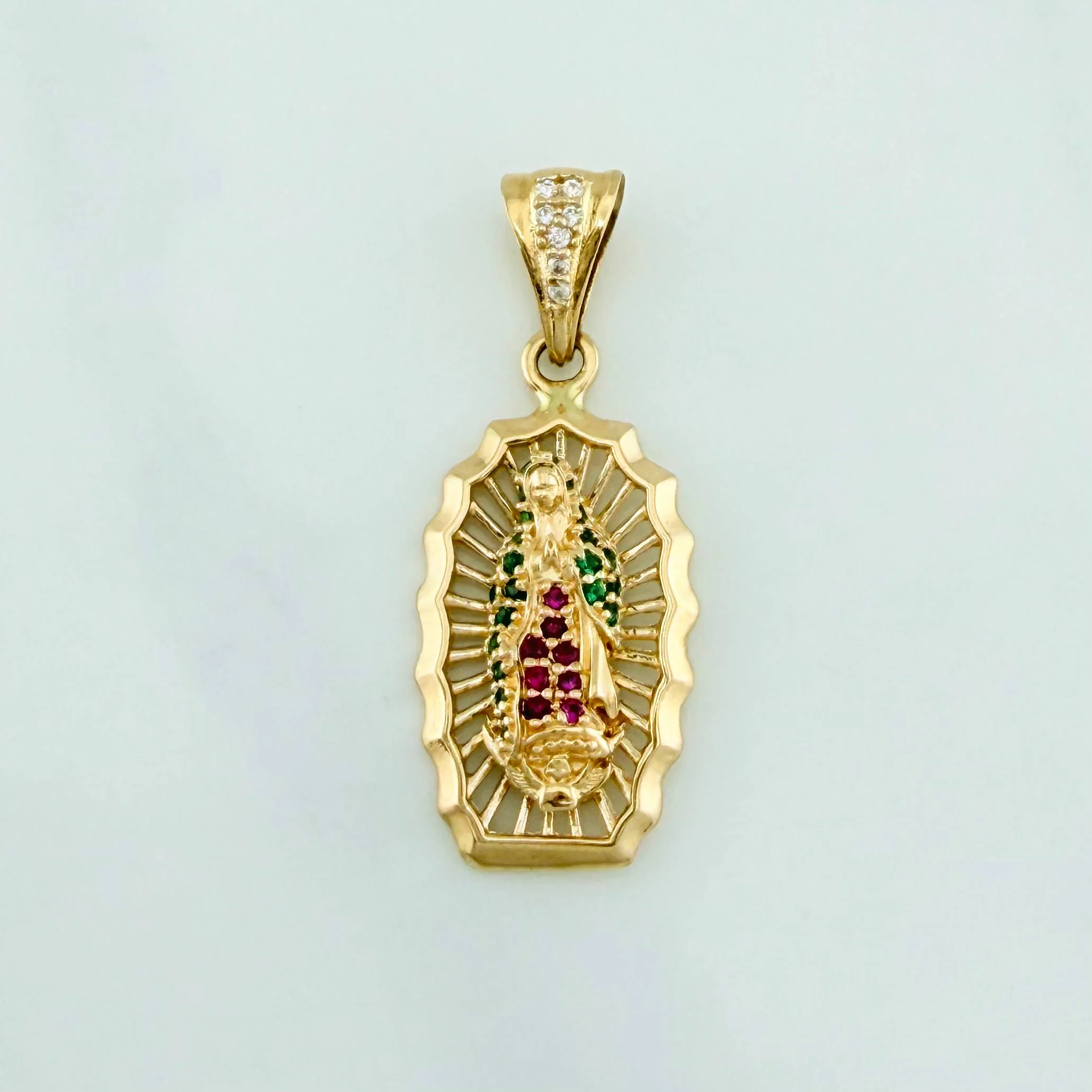 Dije Virgen De Guadalupe 3 g / 3 cm Oro Amarillo 18K