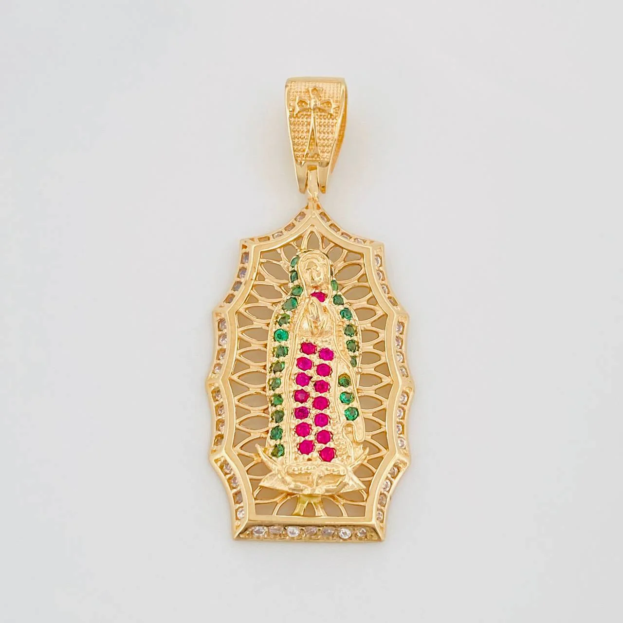 Dije Virgen De Guadalupe 4.05 g / 3.7 cm Oro Amarillo 18K