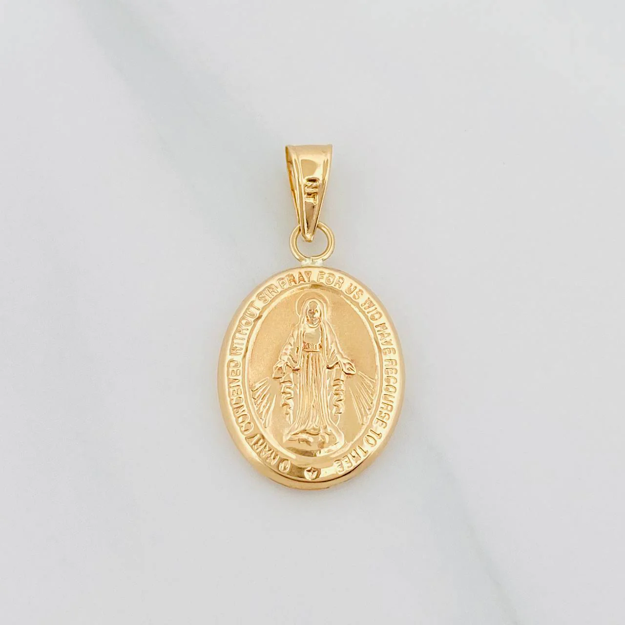 Dije Virgen De La Milagrosa 1.05 g / 2.05 cm Oro Amarillo 18K