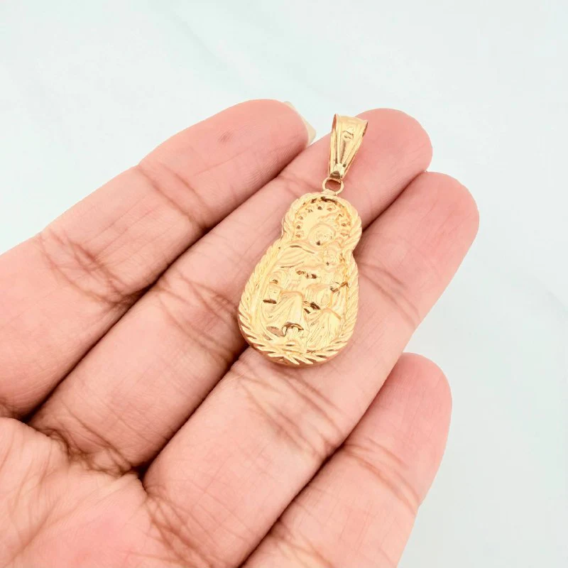 Dije Virgen del Carmen 1.85g / 4cm Oro Amarillo 18K - Image 4