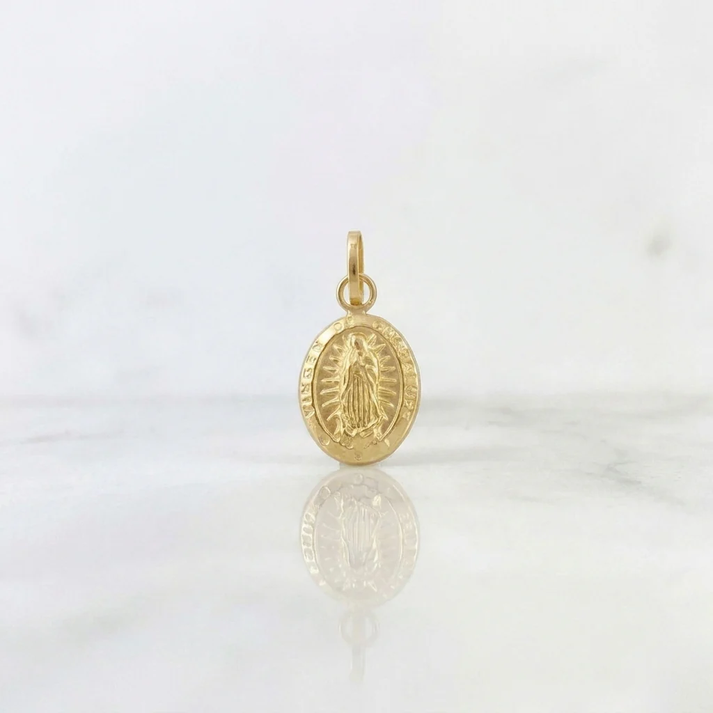 Dije Virgen Guadalupe 0.45gr / 1.5cm / Oro Amarillo 18K *