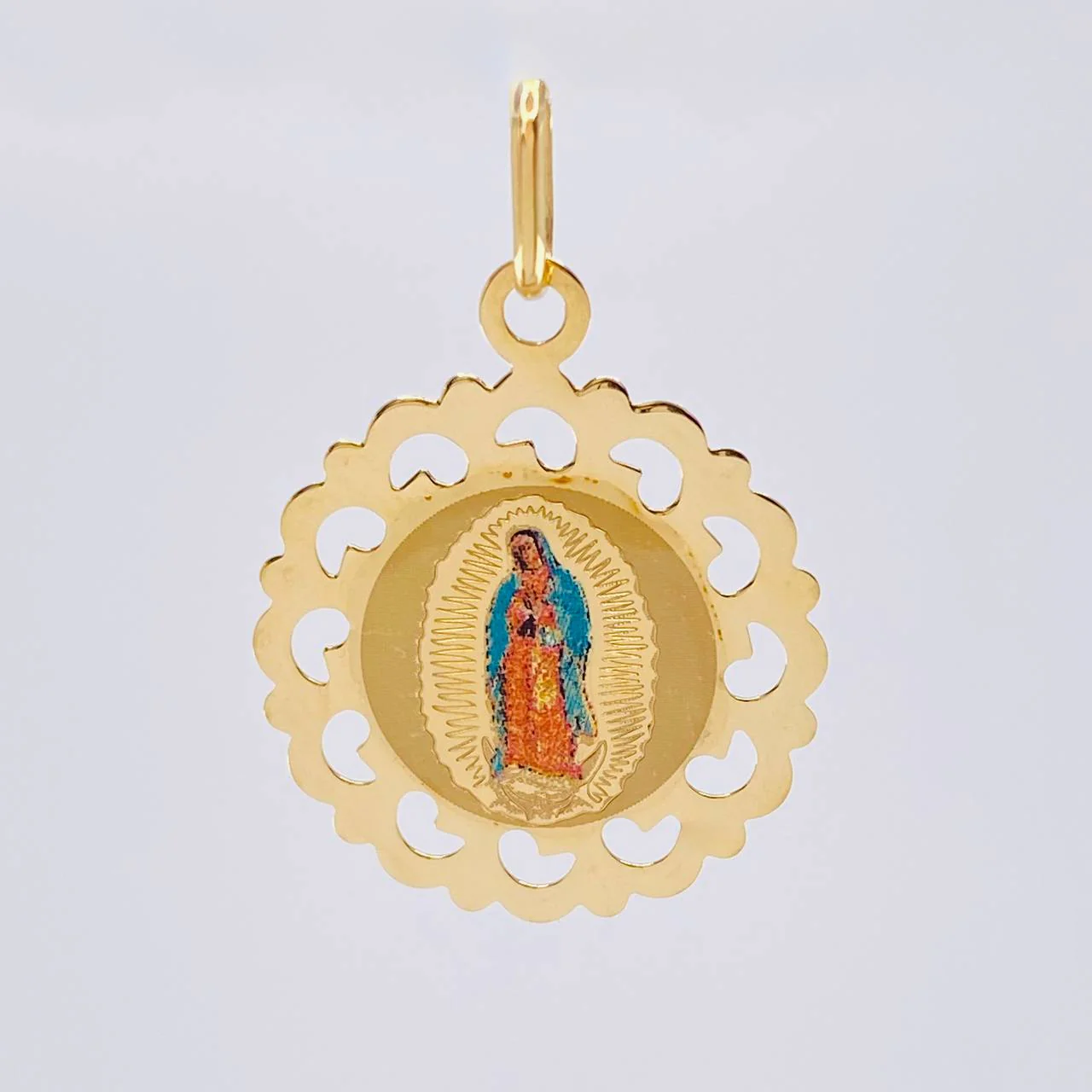 Dije Virgen Guadalupe 1.2 g / 2.5 cm Oro Amarillo 18K - Image 2