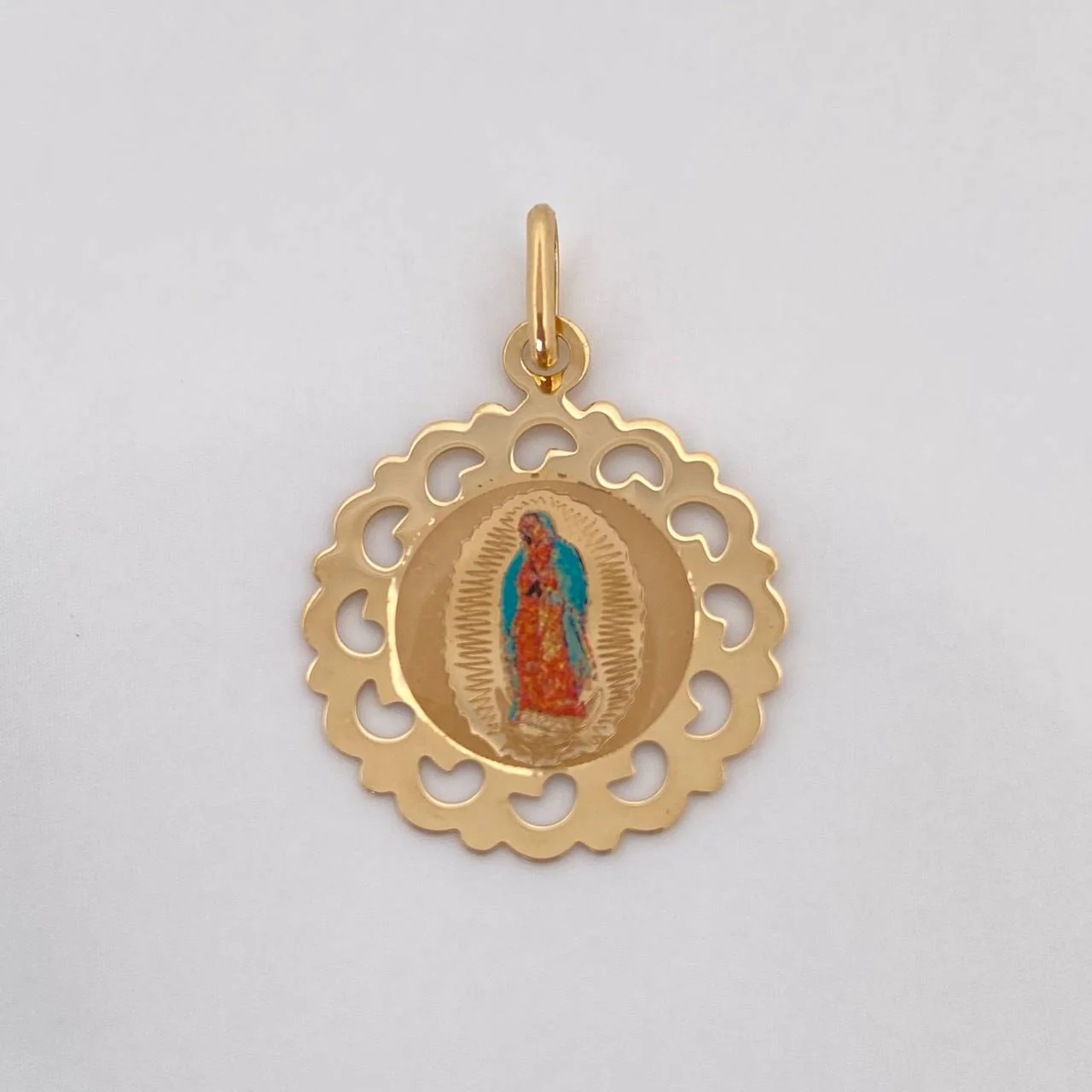 Dije Virgen Guadalupe 1.2 g / 2.6 cm Oro Amarillo 18K - Image 2