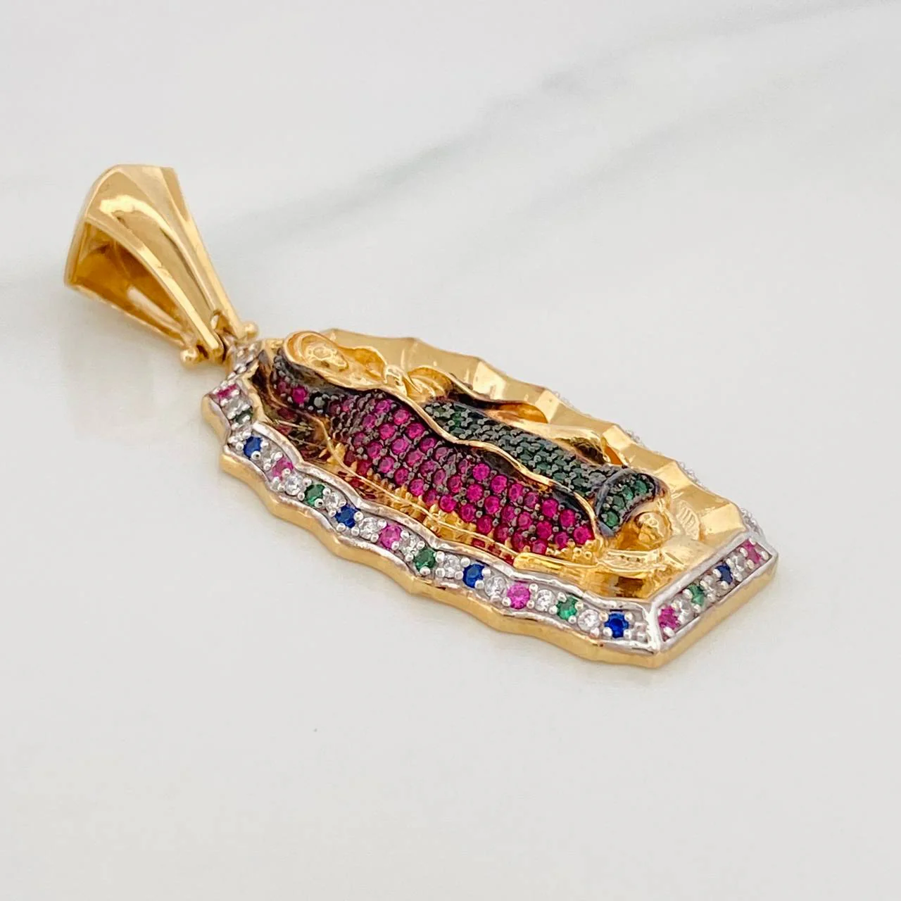 Dije Virgen Guadalupe 14.5g / 5.1cm Tres Oros 18K - Image 2