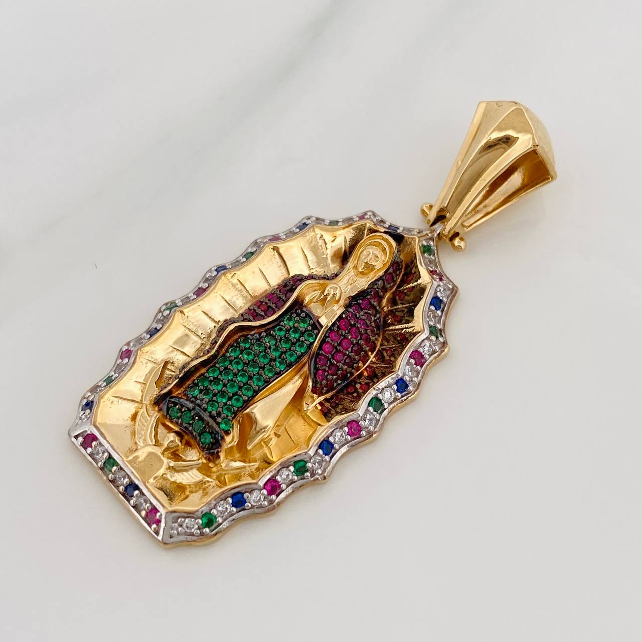 Dije Virgen Guadalupe 14.5g / 5.1cm Tres Oros 18K - Image 3