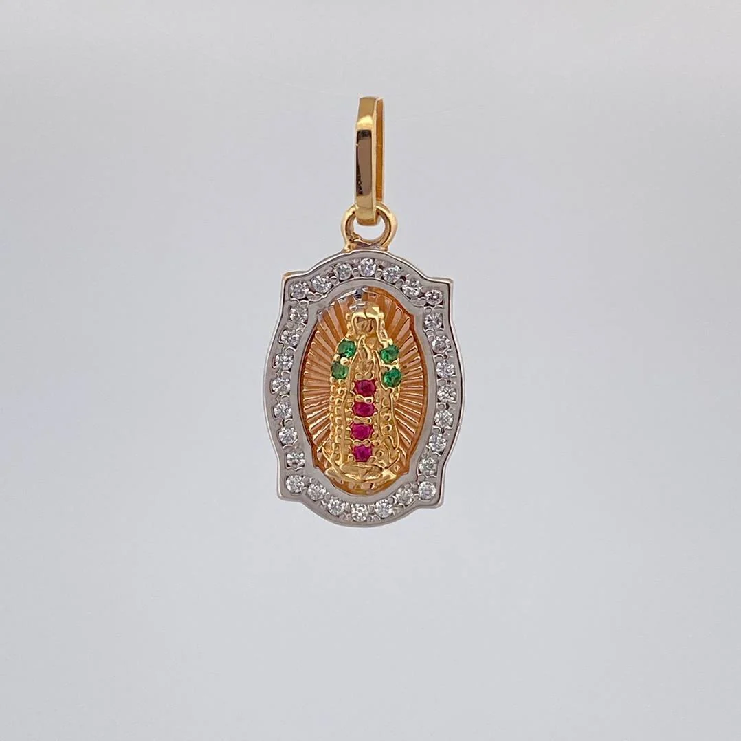 Dije Virgen Guadalupe 2.15 g / 2.3 cm Tres Oros 18K