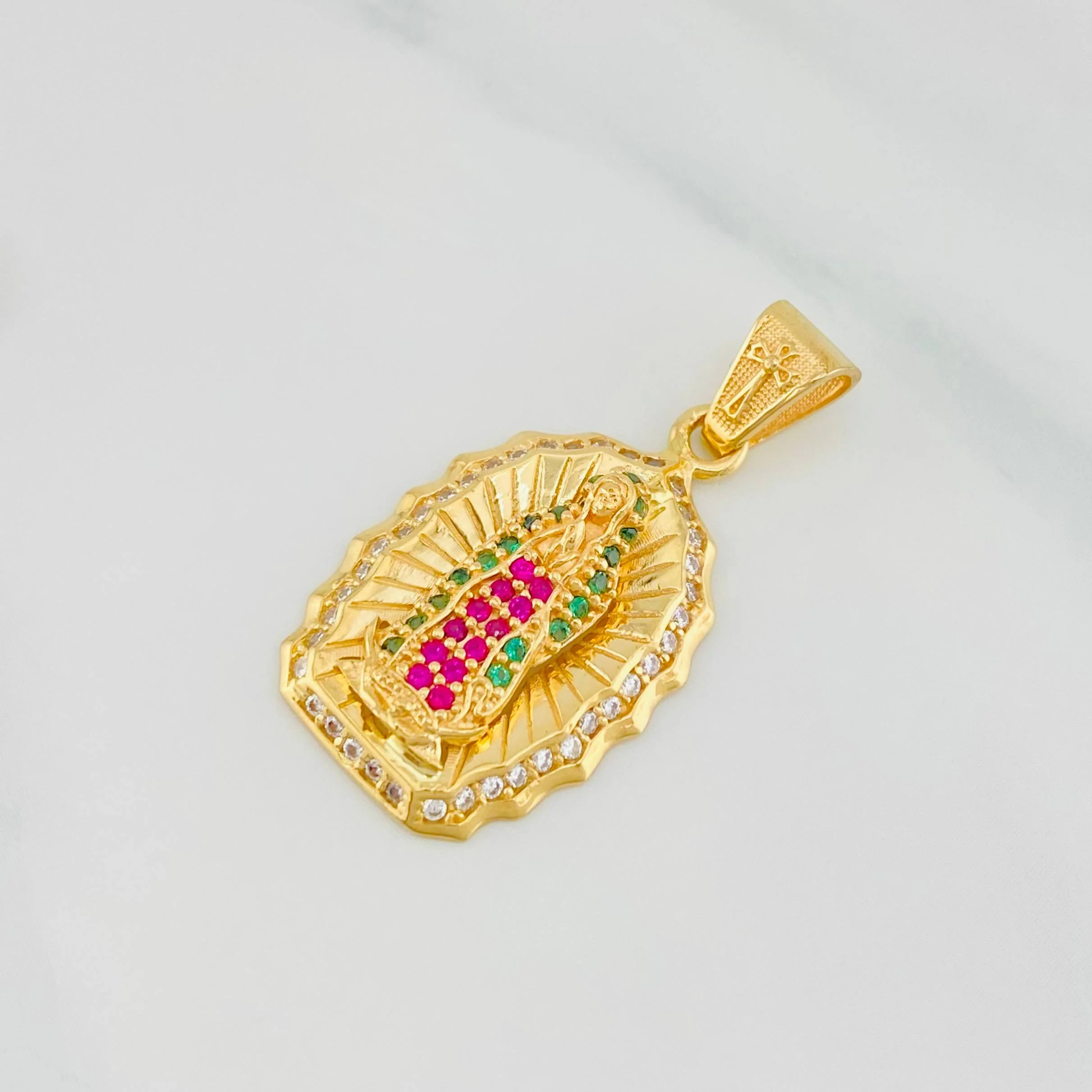 Dije Virgen Guadalupe 2.85 g / 3 cm Oro Amarillo 18K - Image 3